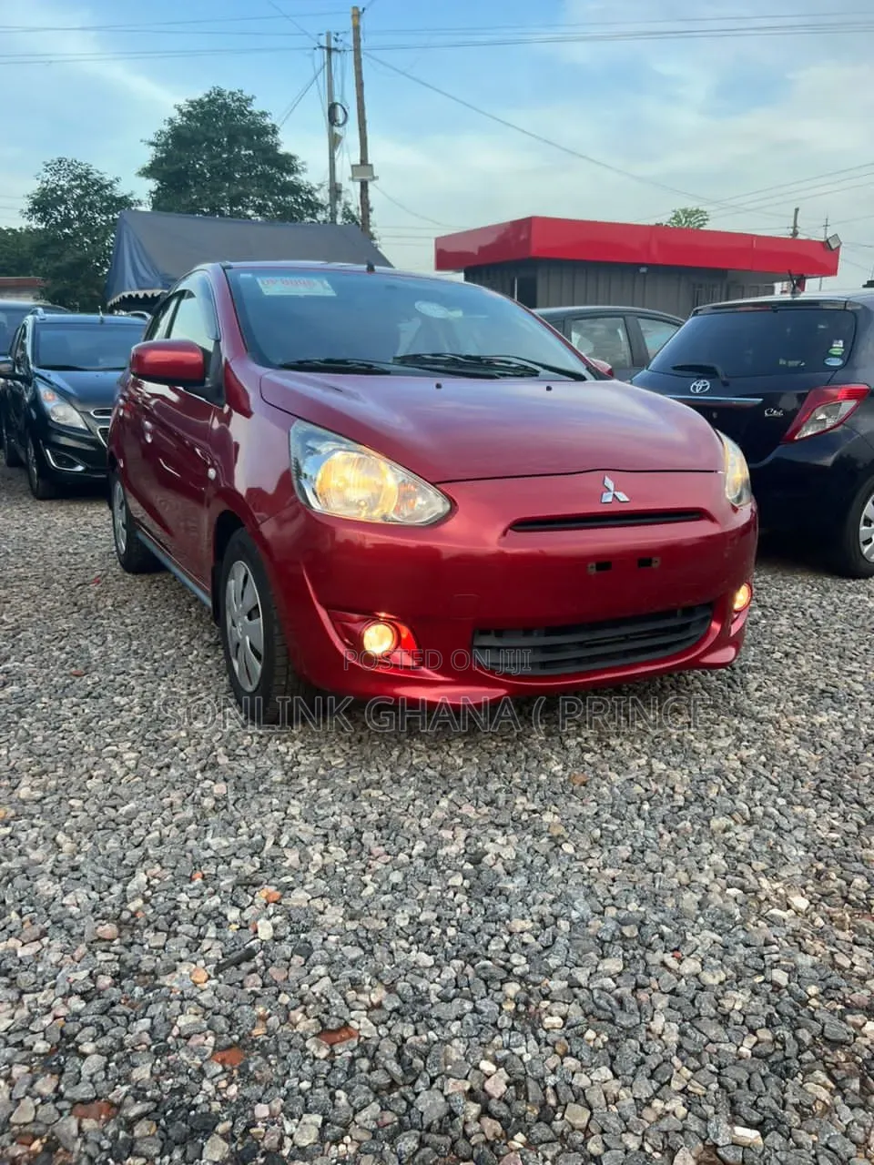 Mitsubishi Mirage DE 4dr Hatchback (1.2L 3cyl CVT) 2014 Red