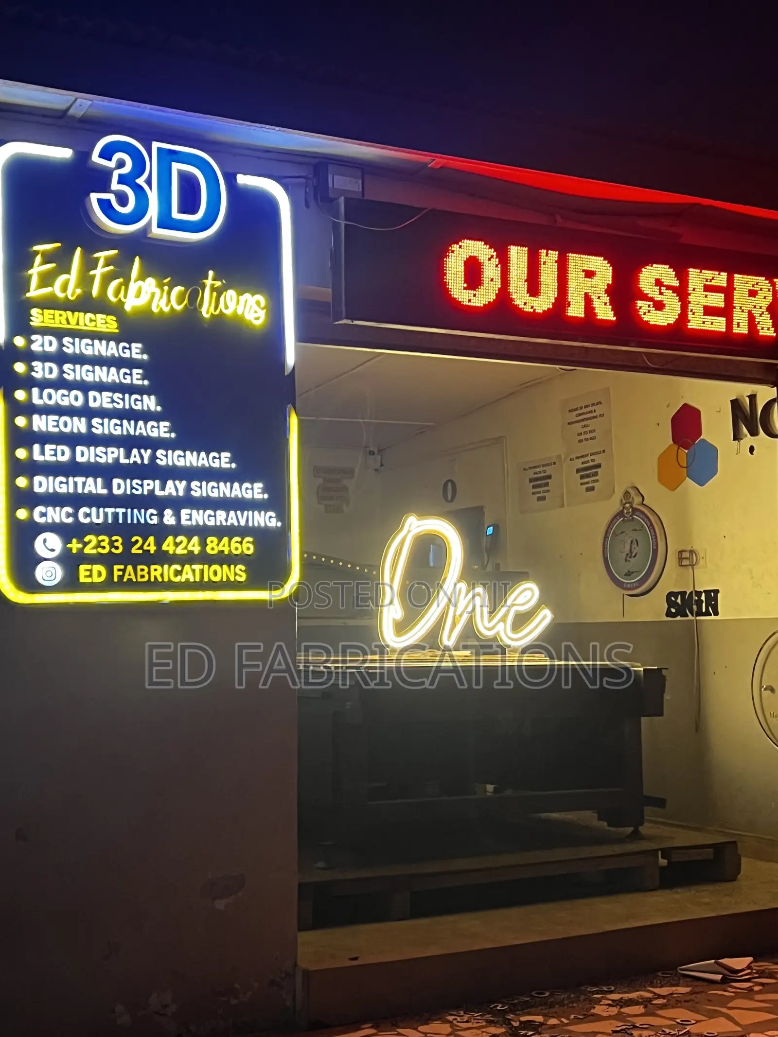 Birthday Neon Light