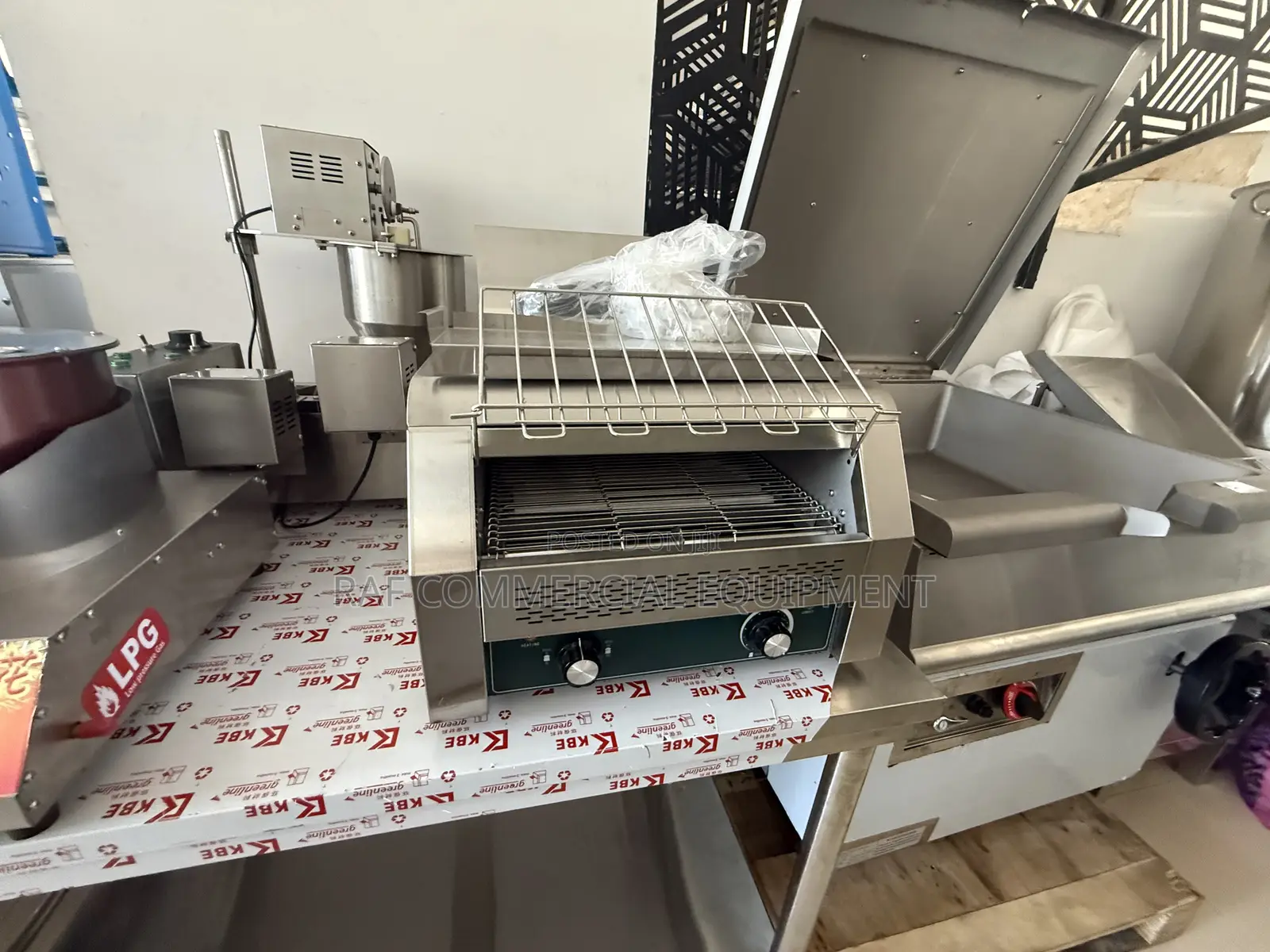 Commercial Stainless Steel Conveyor Bread Toaster