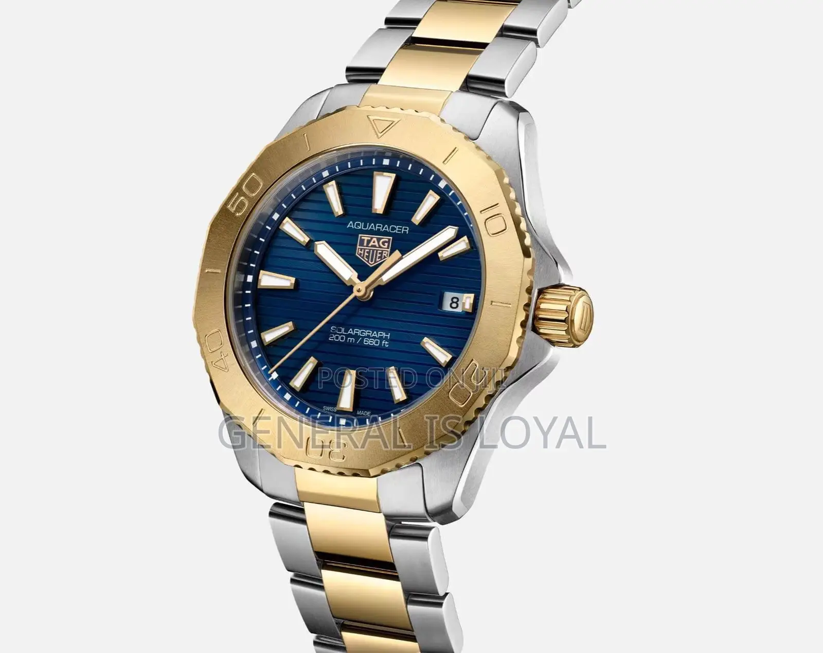 Tag Heuer Aquaracer Professional 200 Solargraph Two Tone Watch