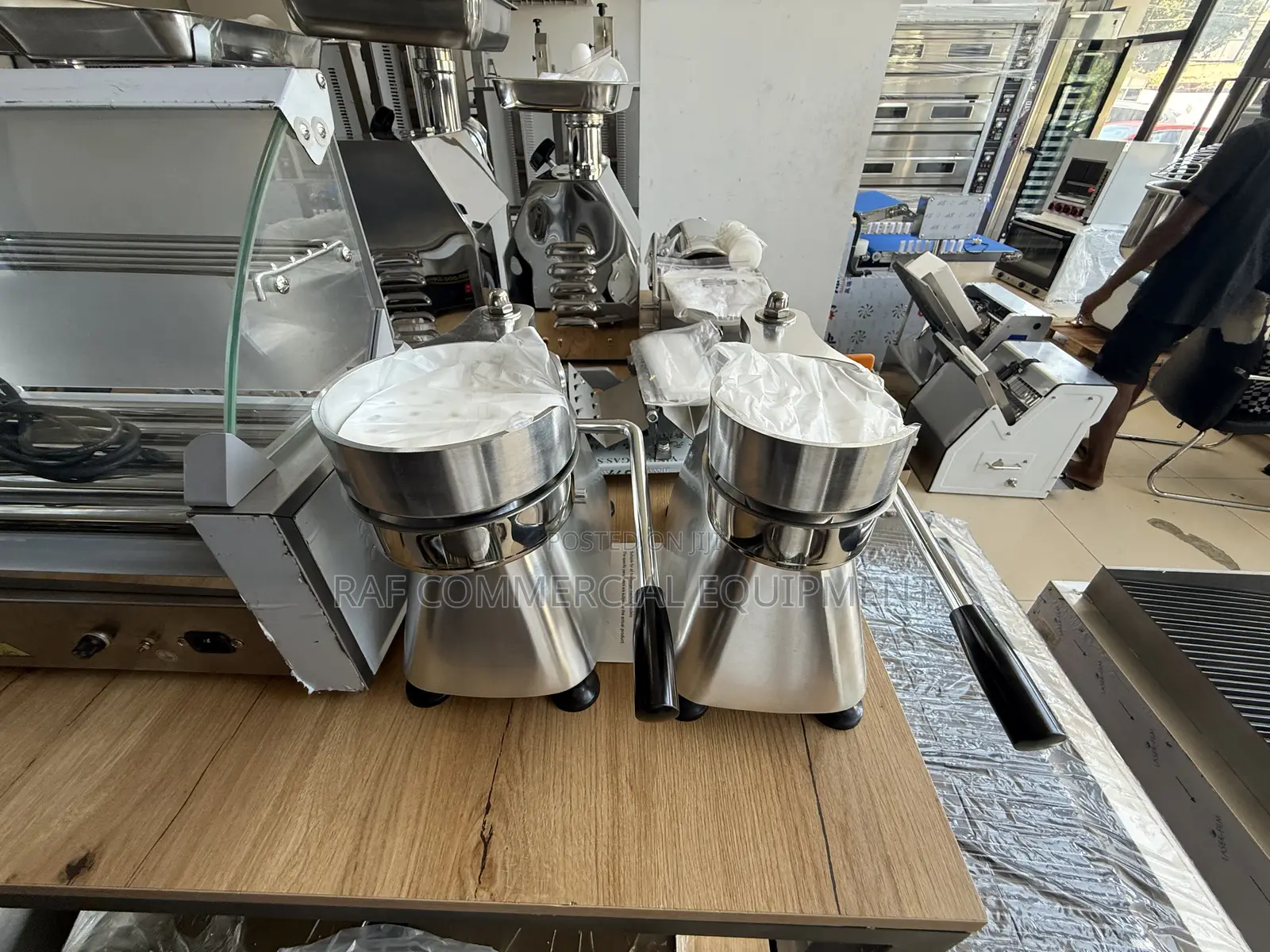 Commercial Stainless Steel Burger Press Machine