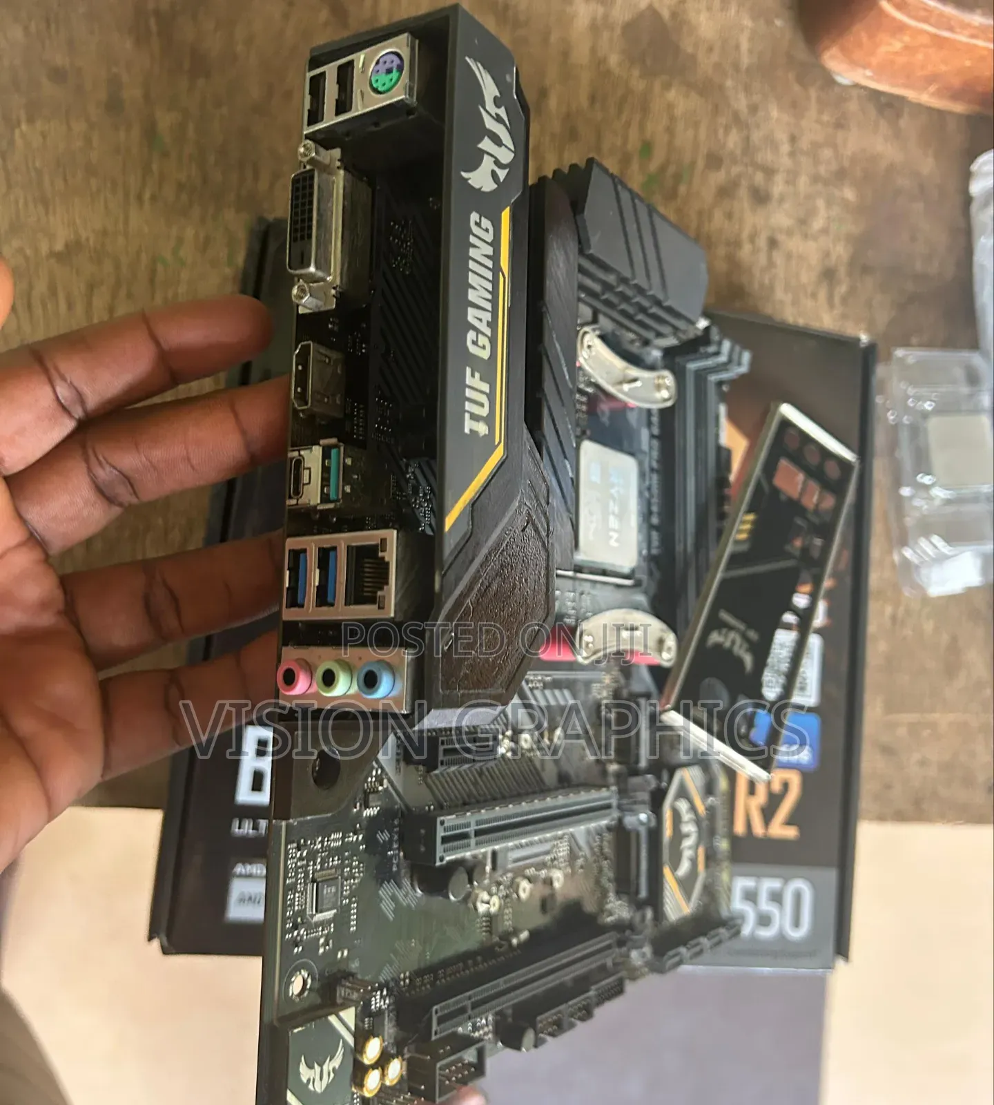 Asus Tuf Gaming B450 Pro Gsming Motherboard With Ryzen 3600( 5 )