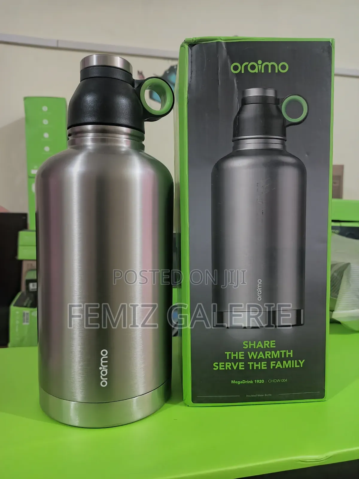 Oraimo Megadrink 1920 Leakproof Generous 1.9l Insulated Water Bottle