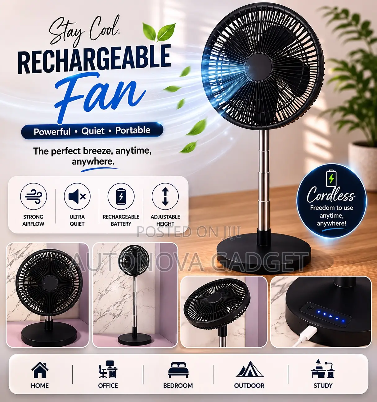 Rechargeable Fan