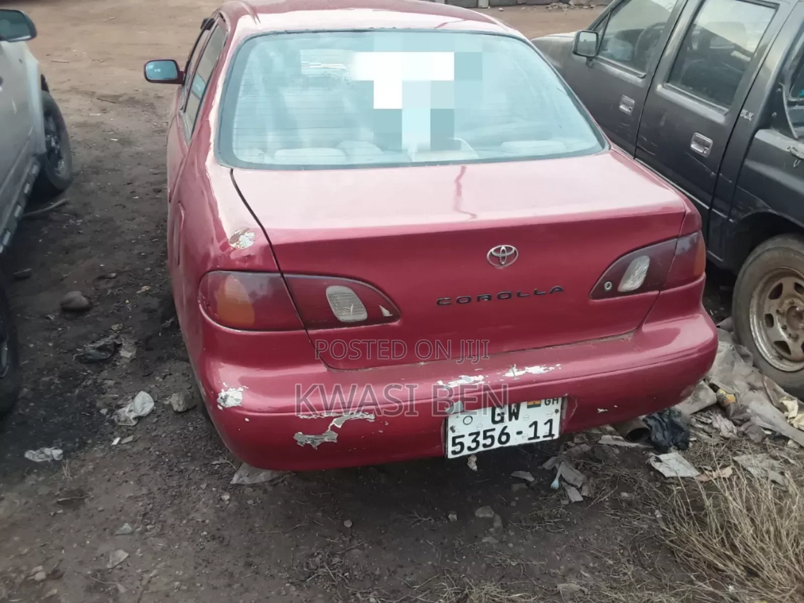 Toyota Corolla 2002 Red