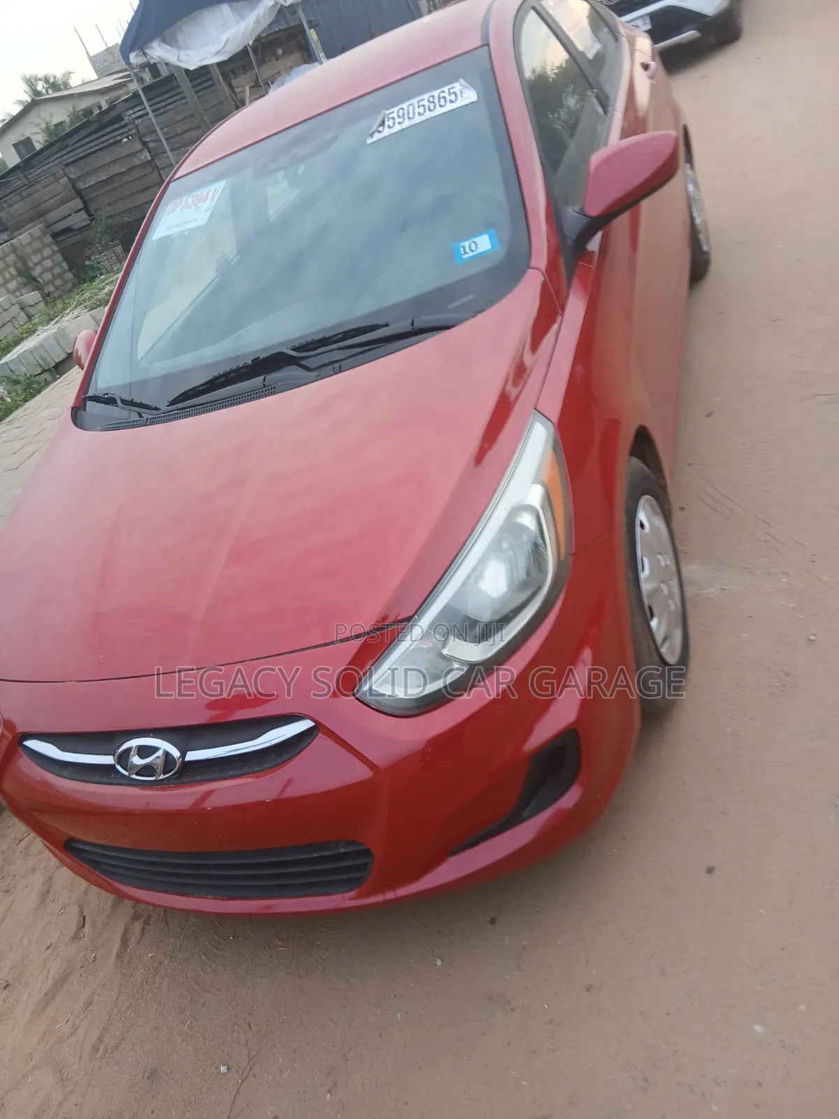 Hyundai Accent 2013 Red