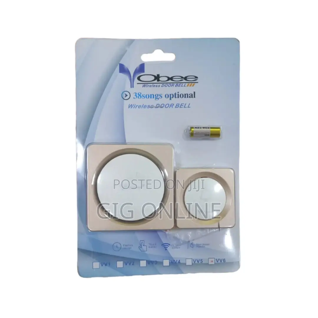 Yobee Wireless Visitor Alert Doorbell System For Homes And Apartments