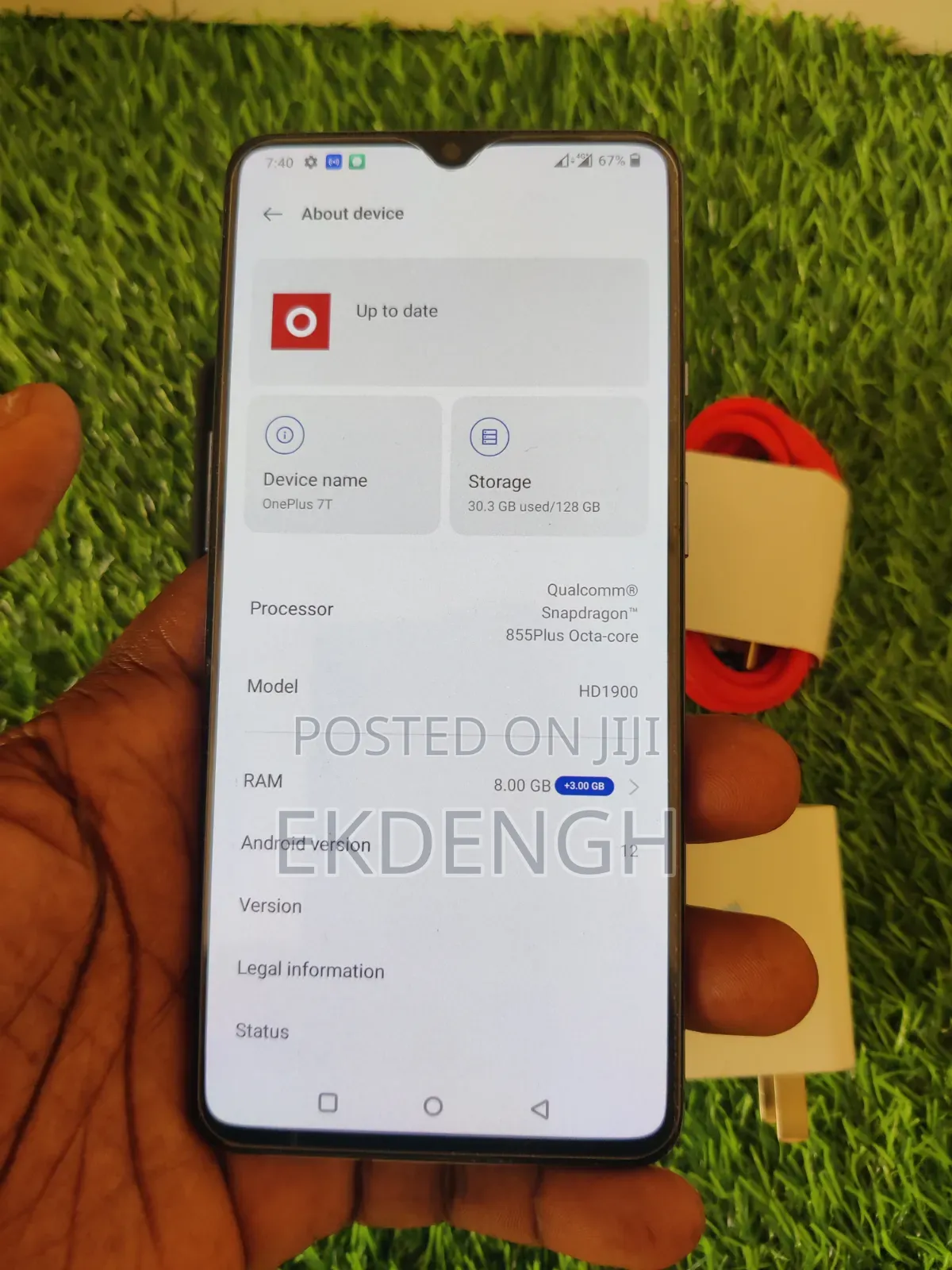 OnePlus 7T 128 GB Blue