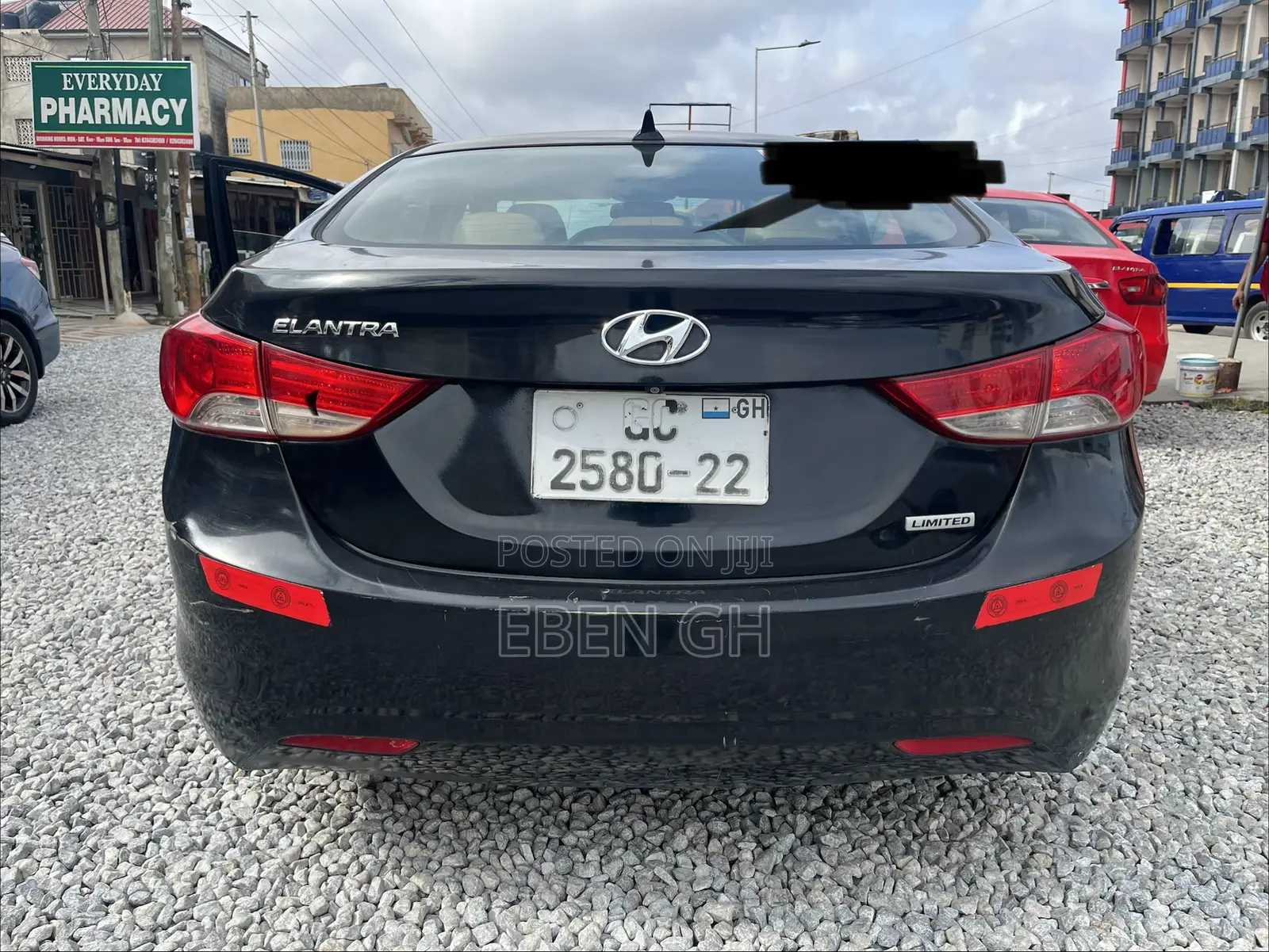 Hyundai Elantra Limited Sedan FWD (1.8L 4cyl 6A) 2013 Black