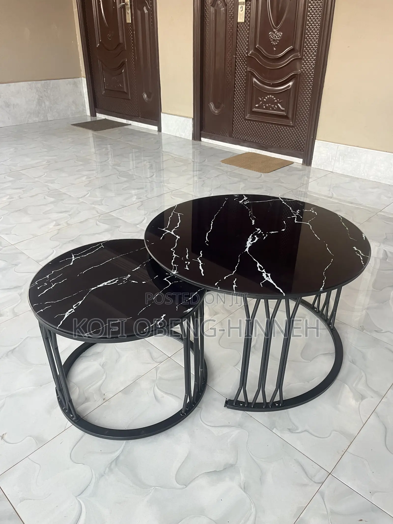 Marble Center Table 2 in 1