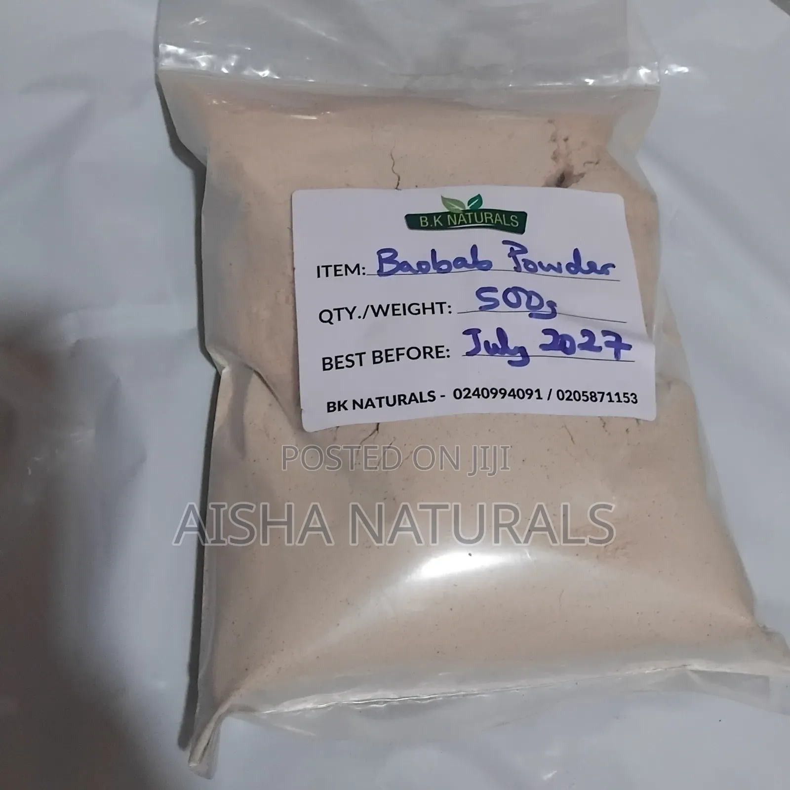 Pure Baobab Powder 500g
