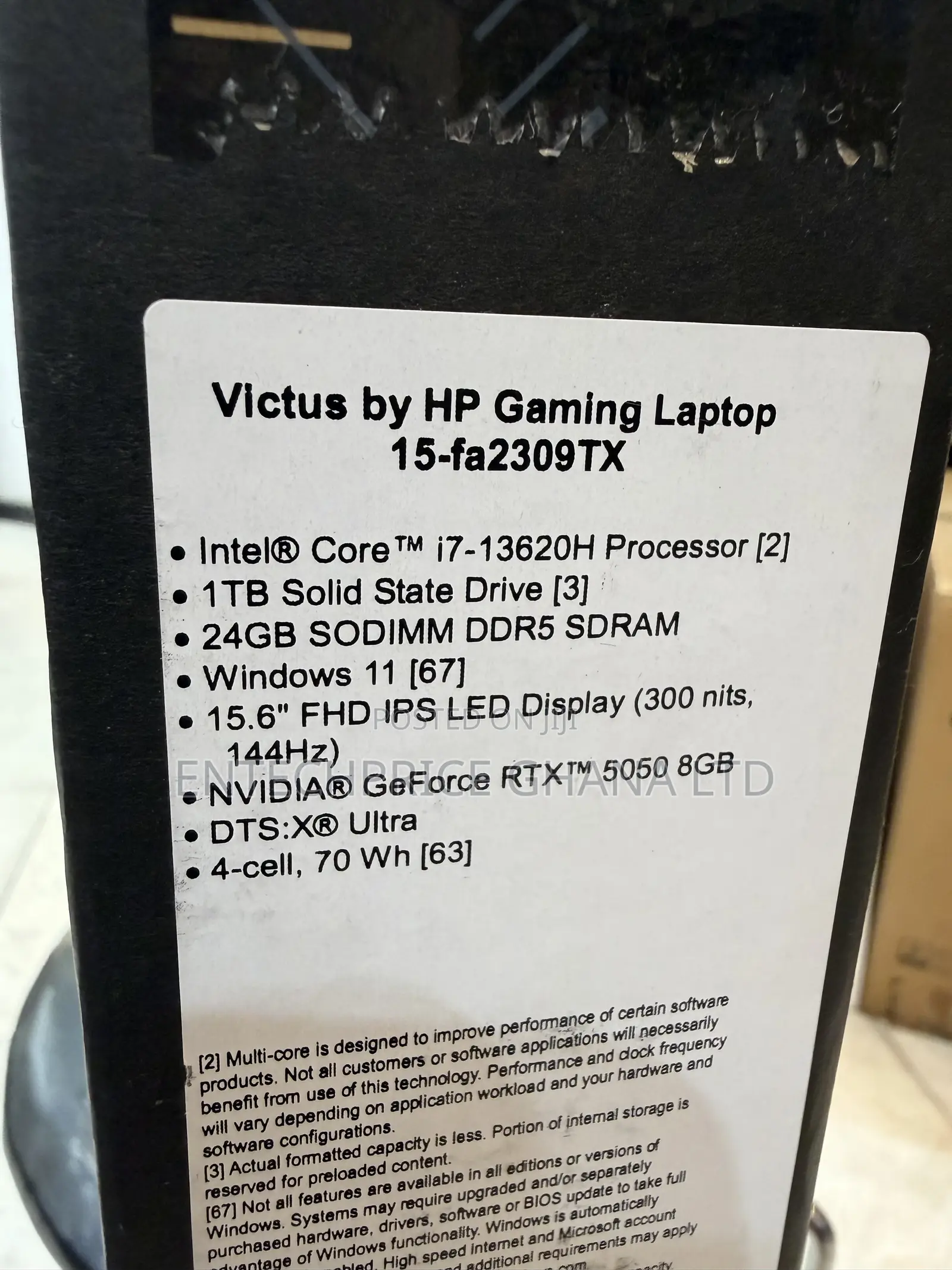 New Laptop HP Victus 15 24GB Intel Core i7 SSD 1T