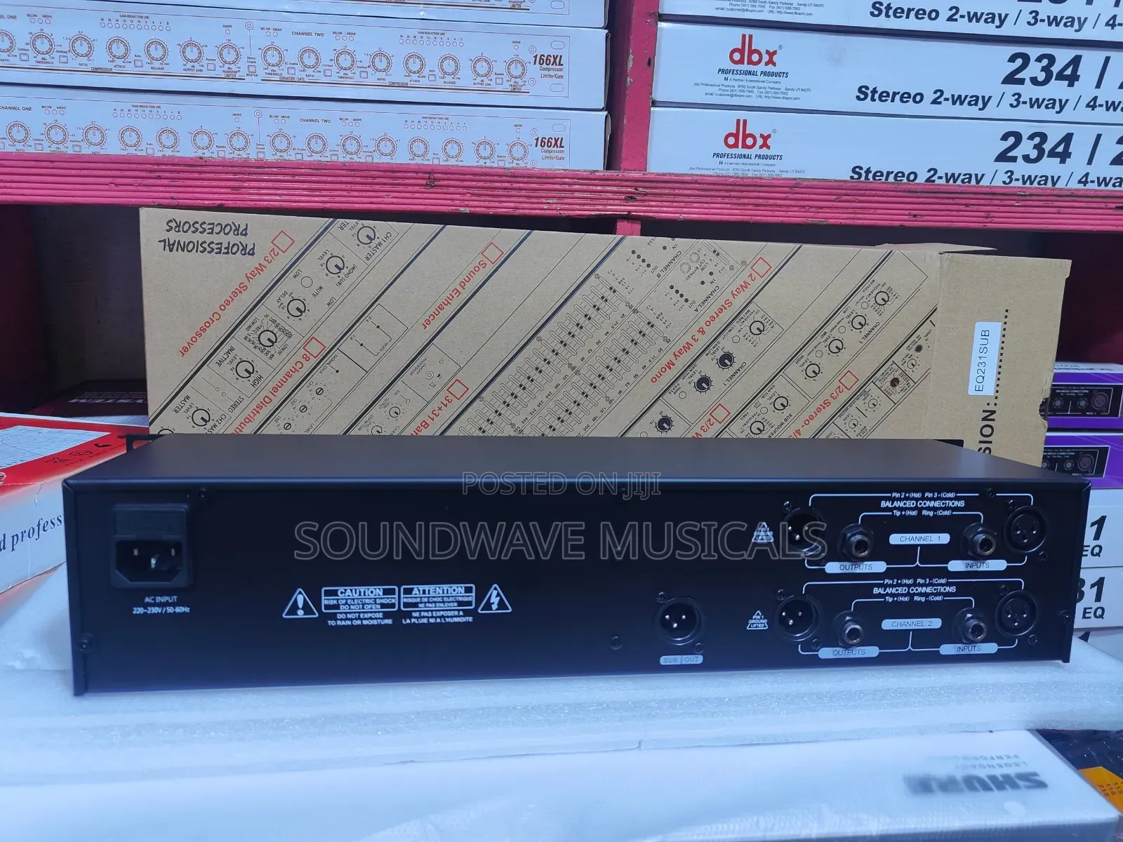 Supermult Eq-231 Sub Dual 31 Band Equilzer With Subwoofer Out