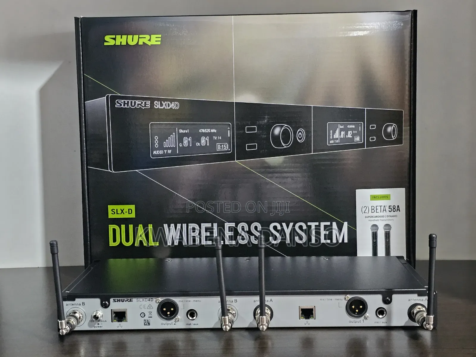 Shure Slxd4d Dual Channel Wireless Microphone System