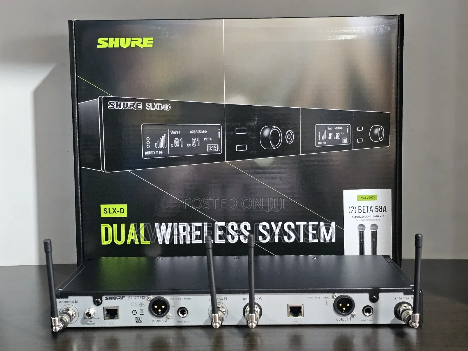Shure Slxd4d Dual Channel Wireless Microphone System