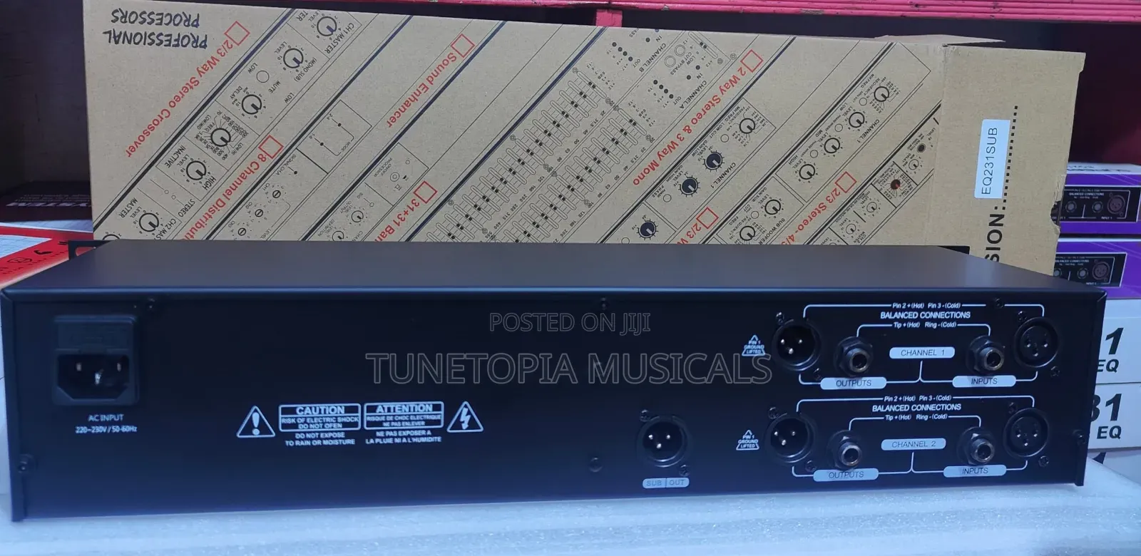 Supermulti Eq-231sub Dual 31-Band Graphic Equalizer