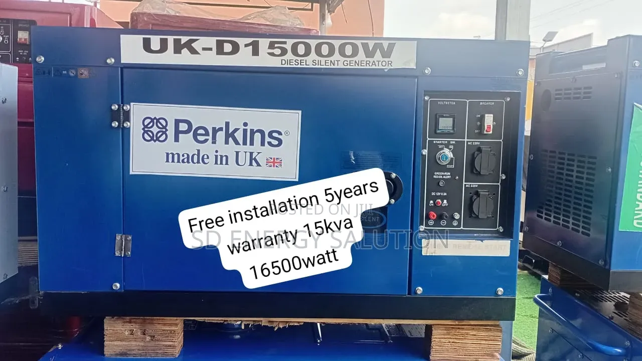 Perkins Backup Power Generator for Homes and Industry 16500watt