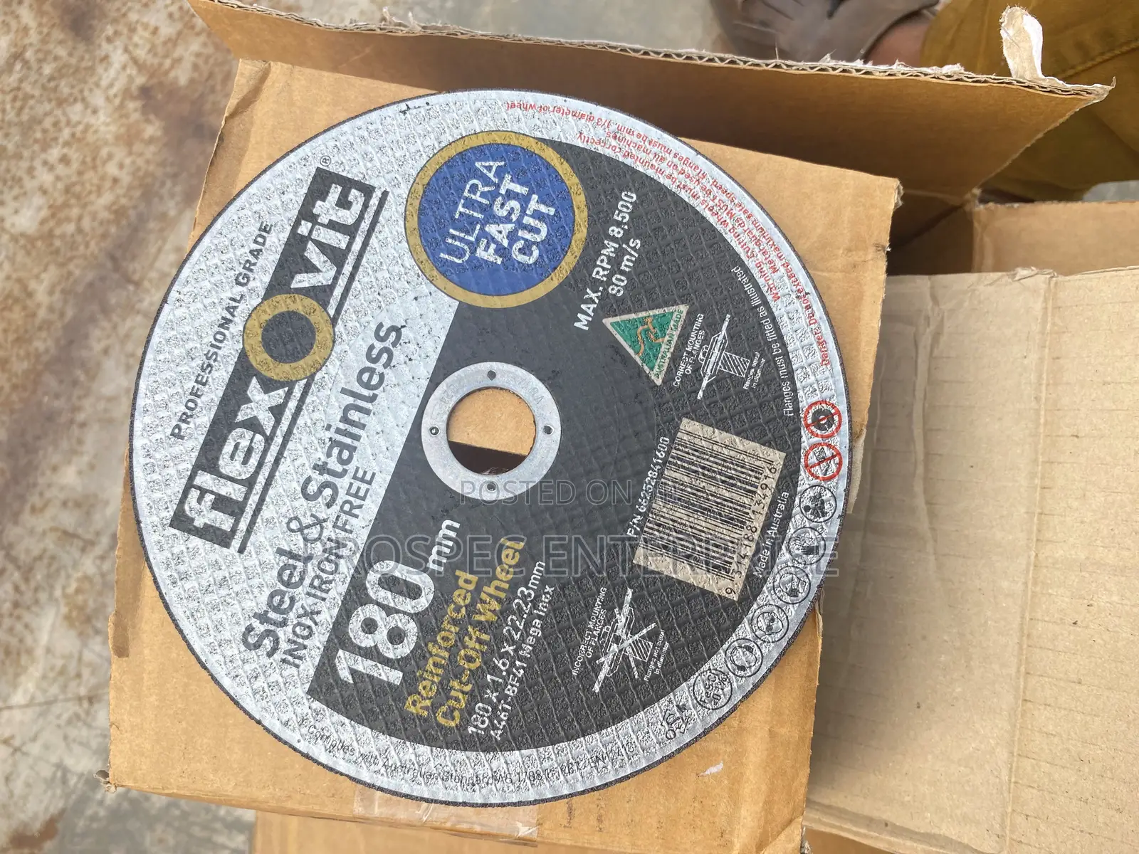 Flexovit Megaline Cutting Disc 180mm - Official Distributor