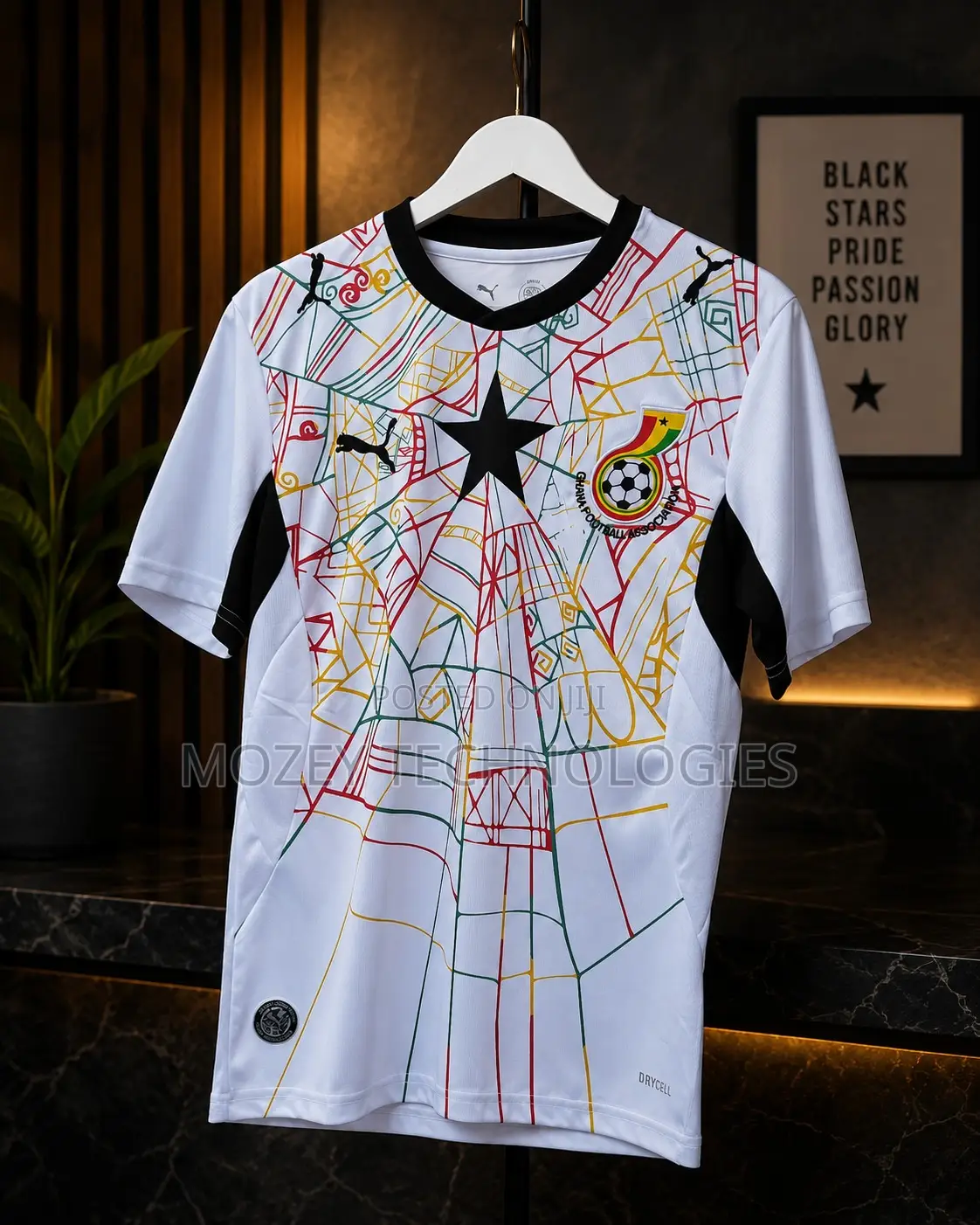 White Authentic Ghana National Team Jersey - Premium Quality