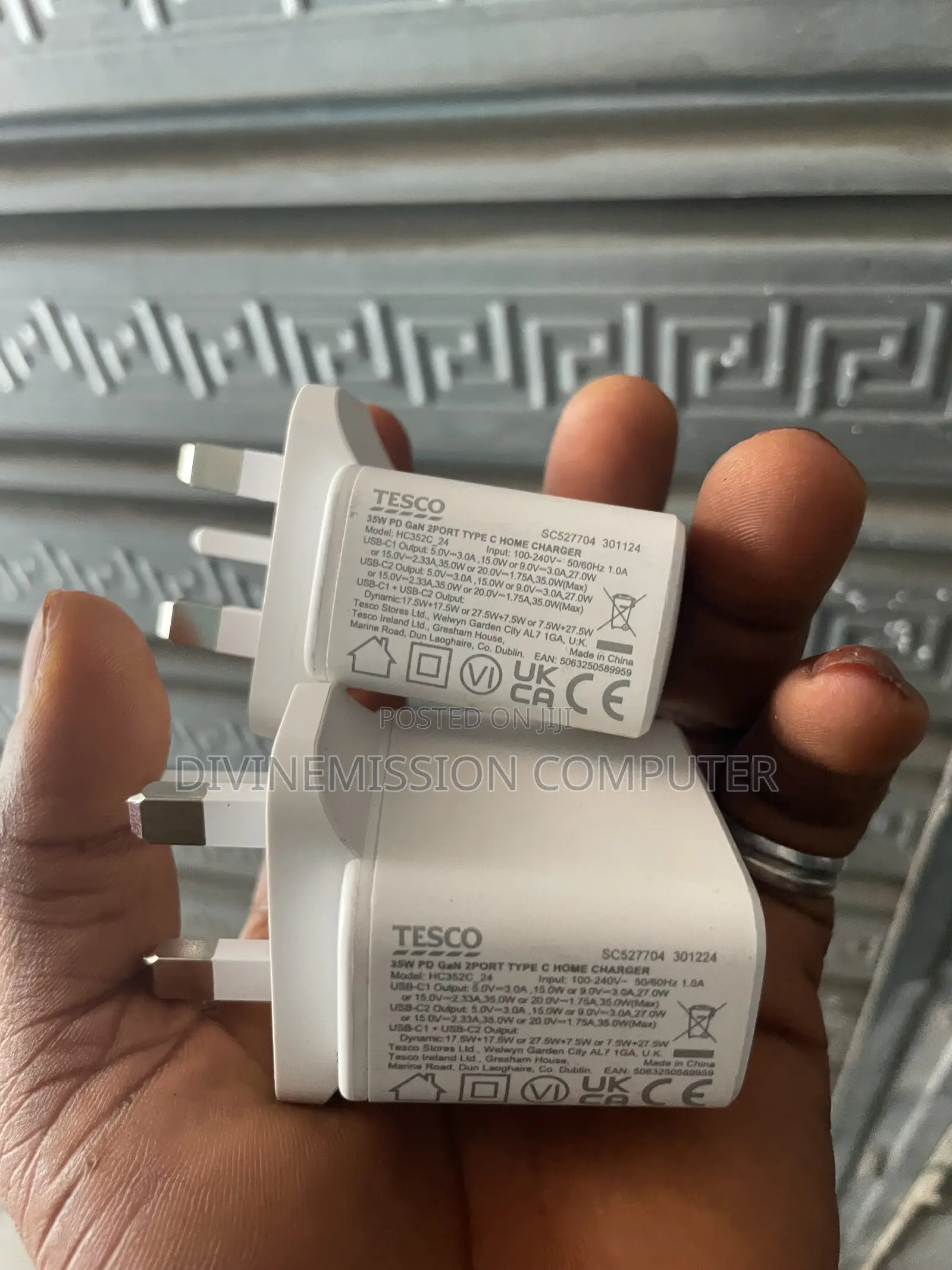 Tesco Phone Charger 35w Pd 2ports Type C Home Charger,5v,9v,15v,20v.