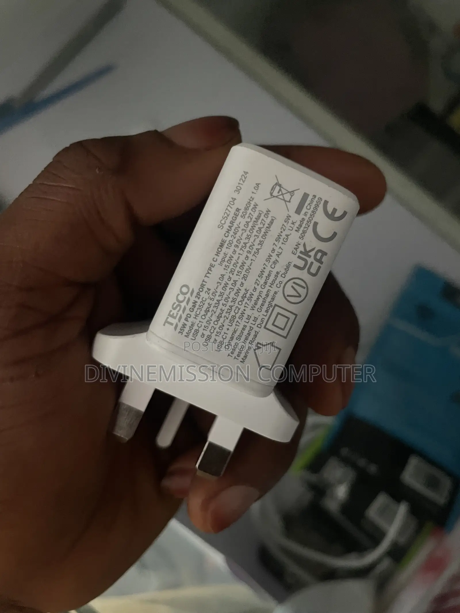 Tesco Phone Charger 35w Pd 2ports Type C Home Charger,5v,9v,15v,20v.