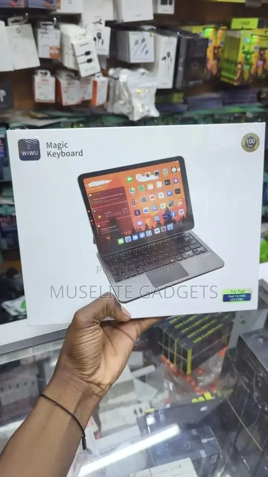Wiwu Magic Keyboard With Trackpad for iPad -Magnetic Wireless Keyboard