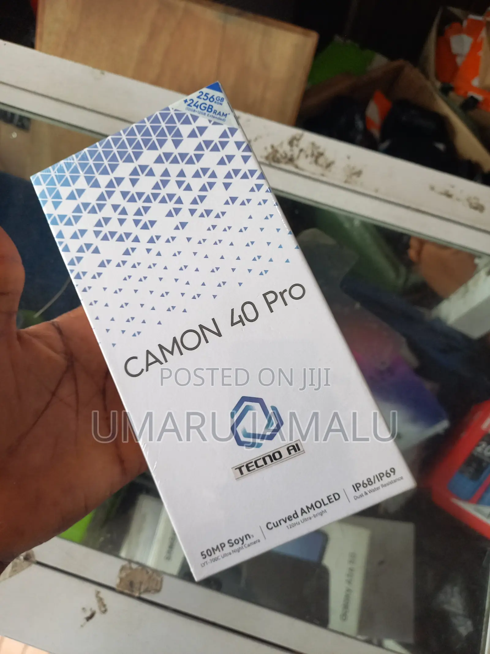 New Tecno Camon 40 Pro 5G 256 GB Black