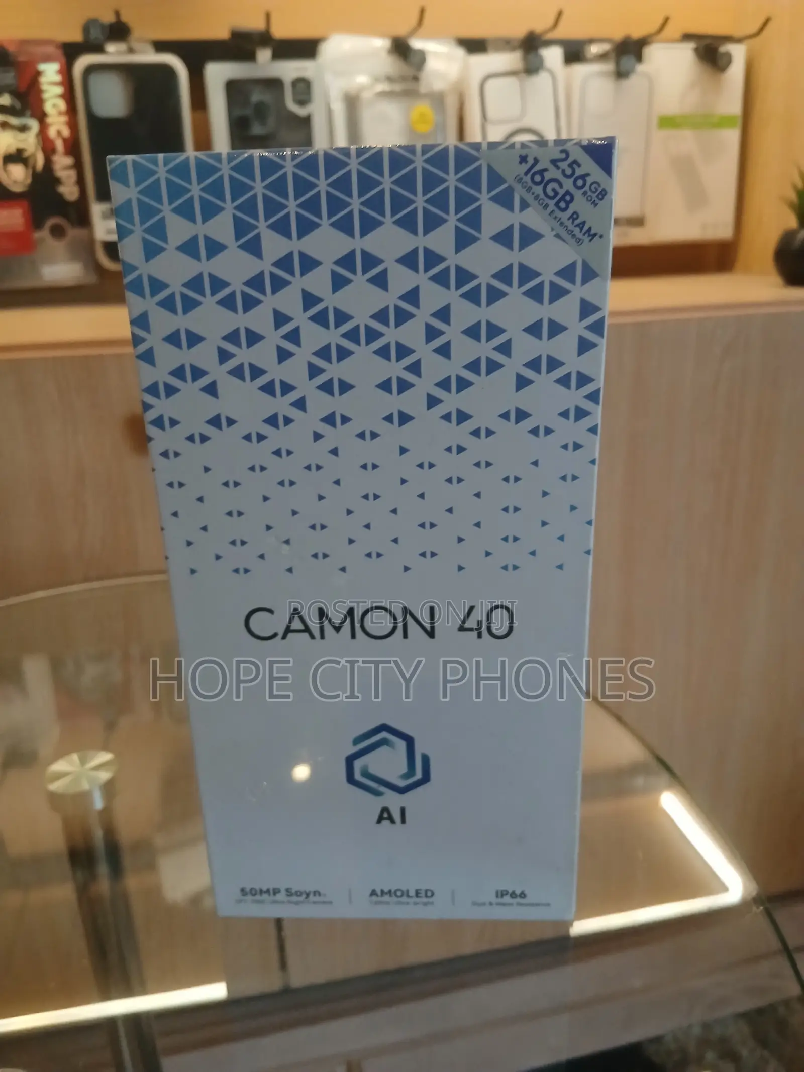 New Tecno Camon 40 256 GB Black