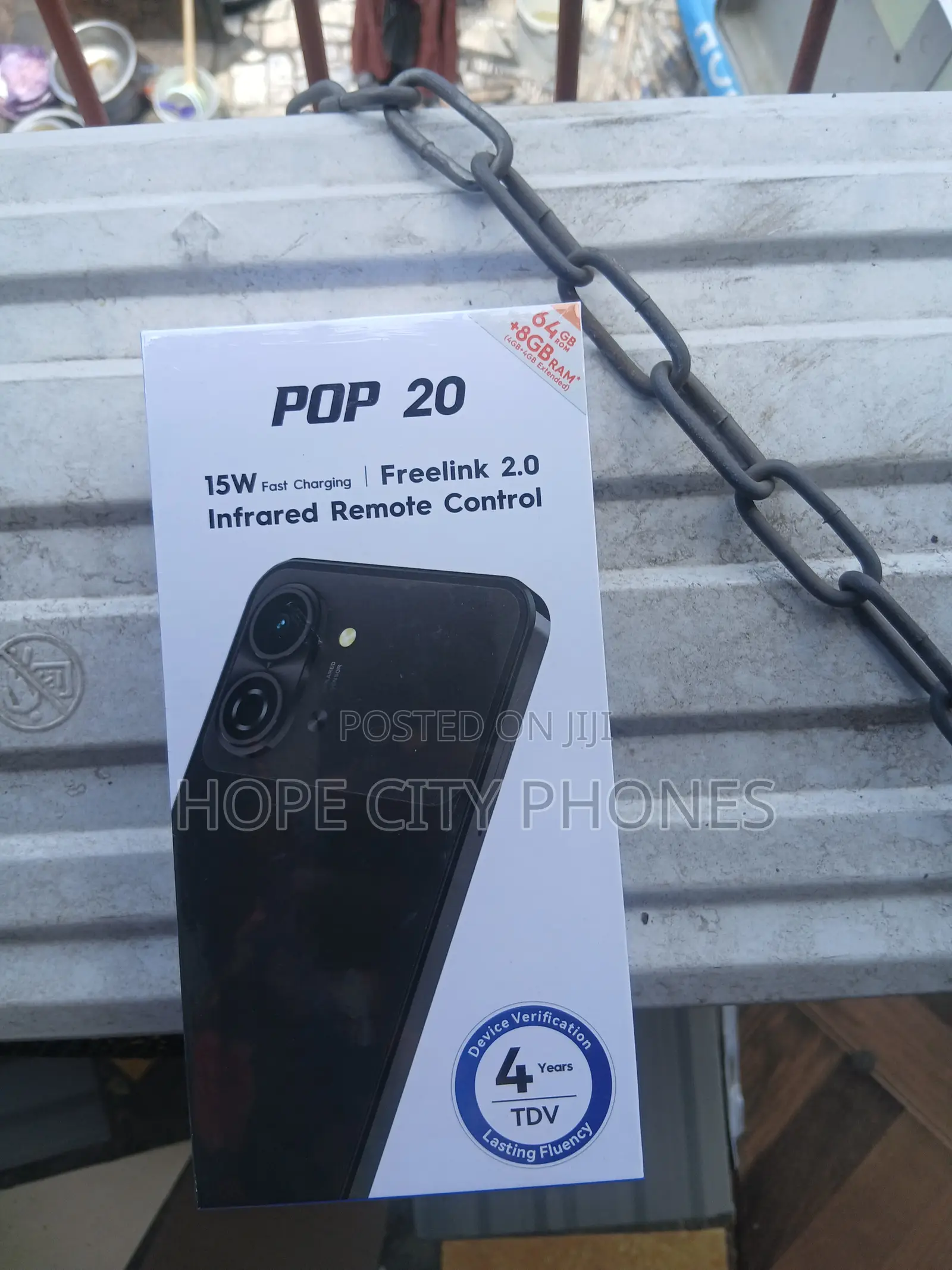New Tecno Pop 20 64 GB Black