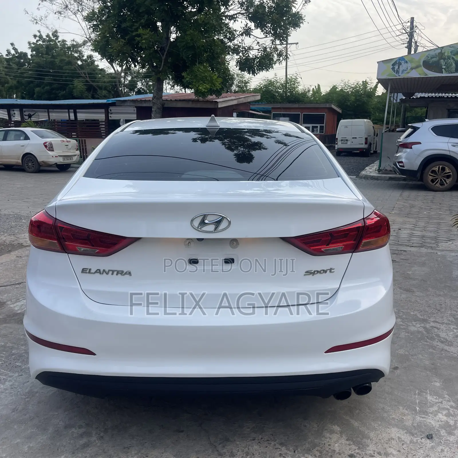 Hyundai Elantra Sport Sedan FWD (1.6L 4cyl 6M) 2017 White