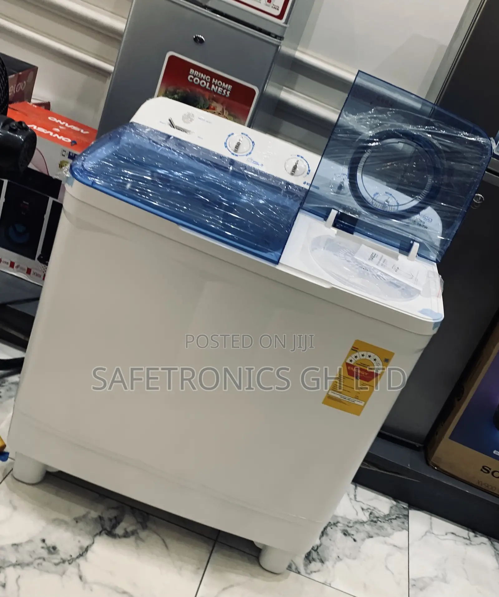 Get Accurate Zara 11kg Twin Tub Semi-Automatic Washing Machine