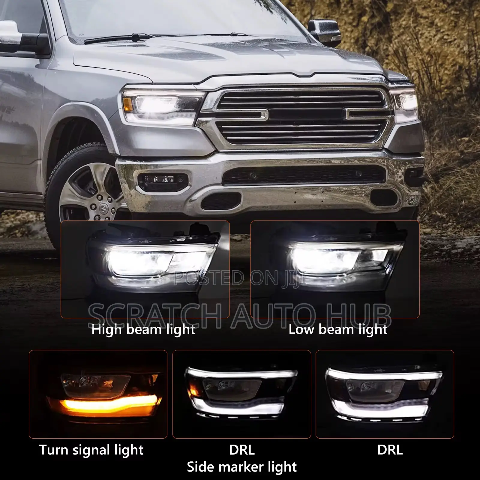 Dodge Ram 2019/2022 Headlights Available