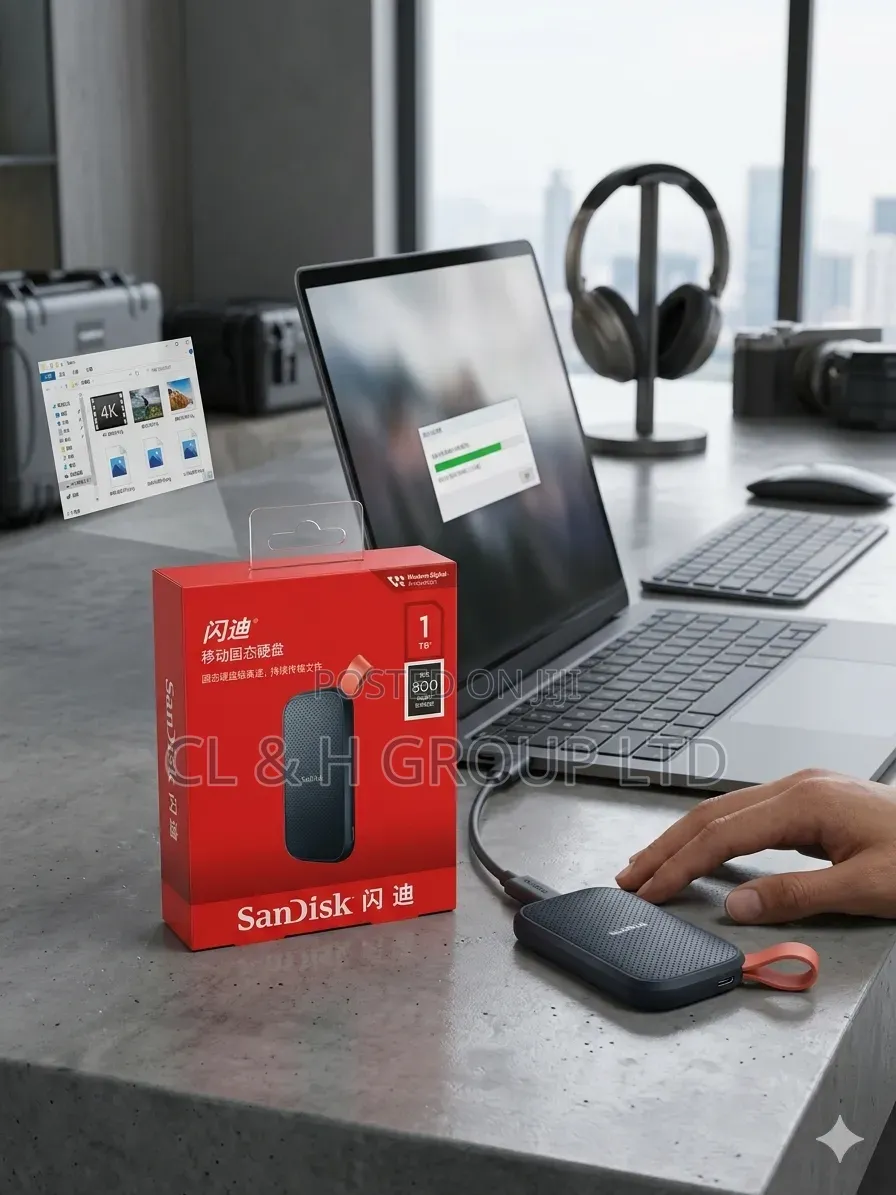 Sandisk Portable 1tb SSD 800 Mb/S External Drive