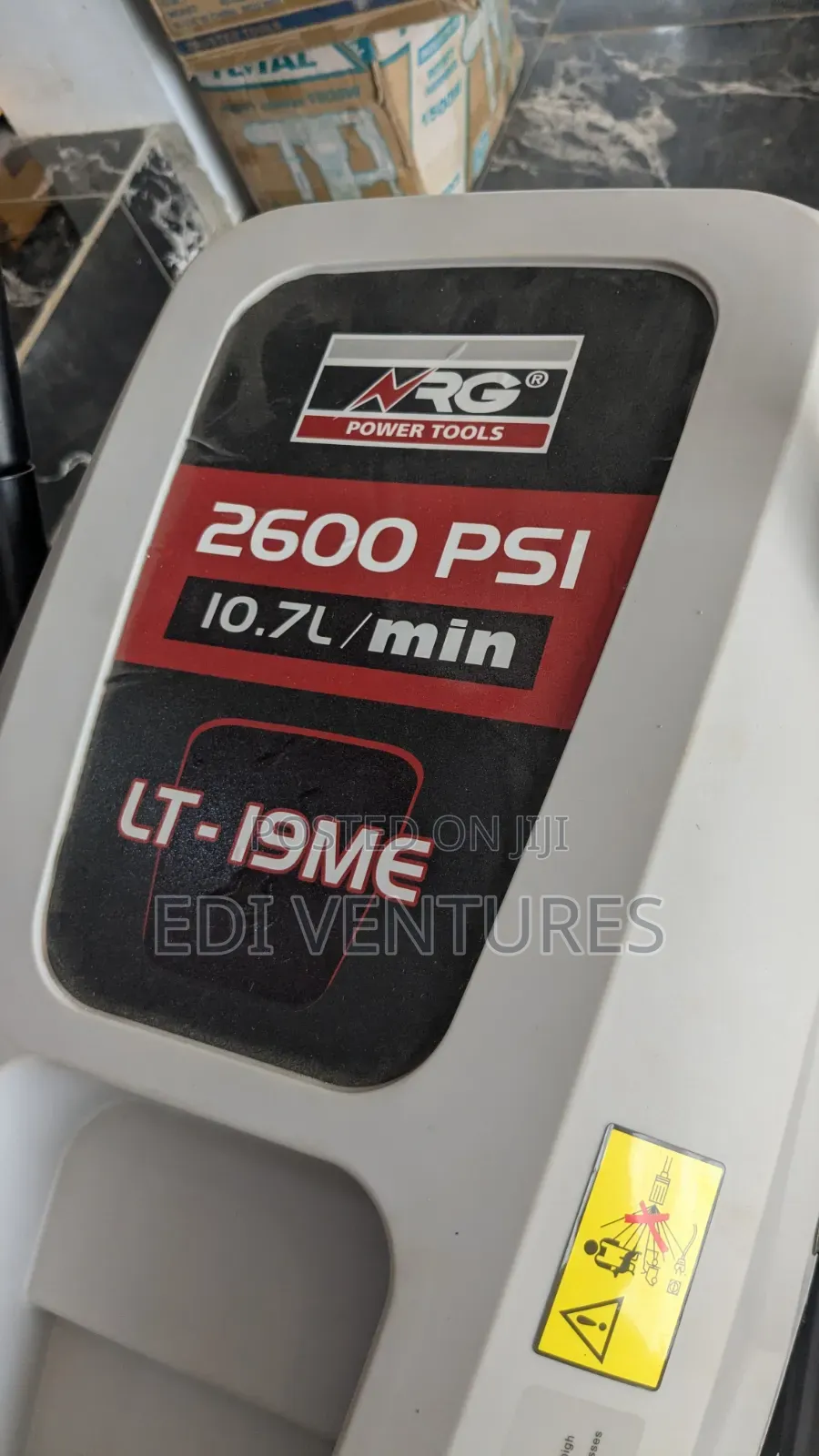 NRG Electric Hogh Pressure Washer 3.7kw 180 Bar 220v