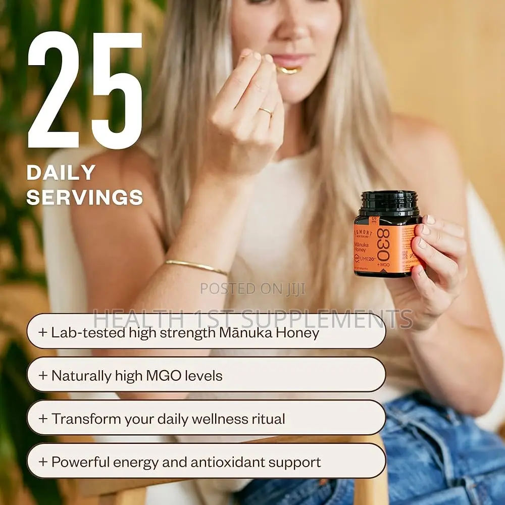 Egmont, Manuka Honey, Medical Grade, Umf 20+, Mgo 830+, 250g