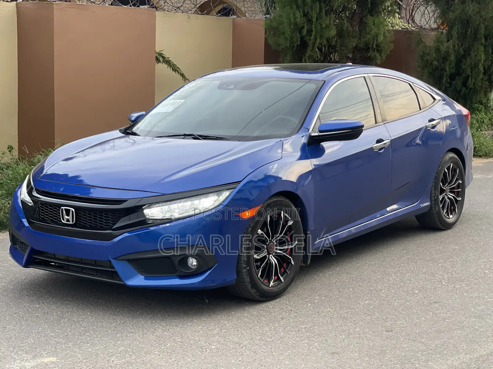 Honda Civic Touring 4dr Sedan (1.5L 4cyl) 2017 Blue