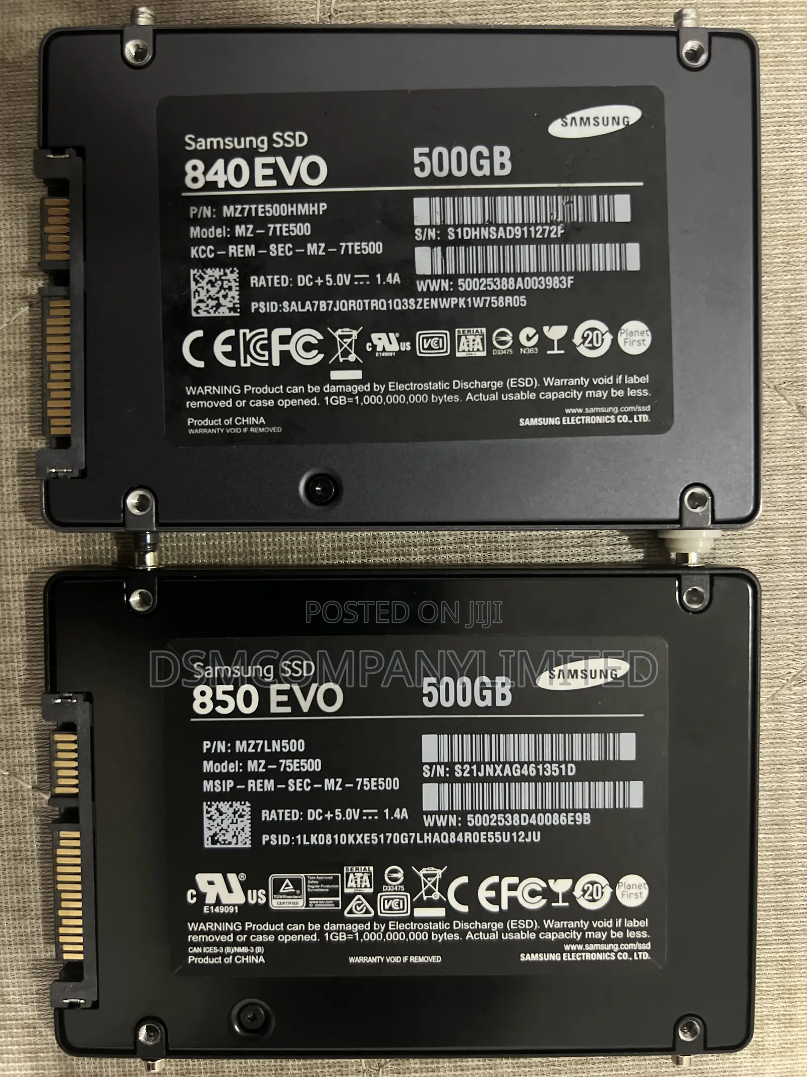 500gb SSD Samsung Harddrive