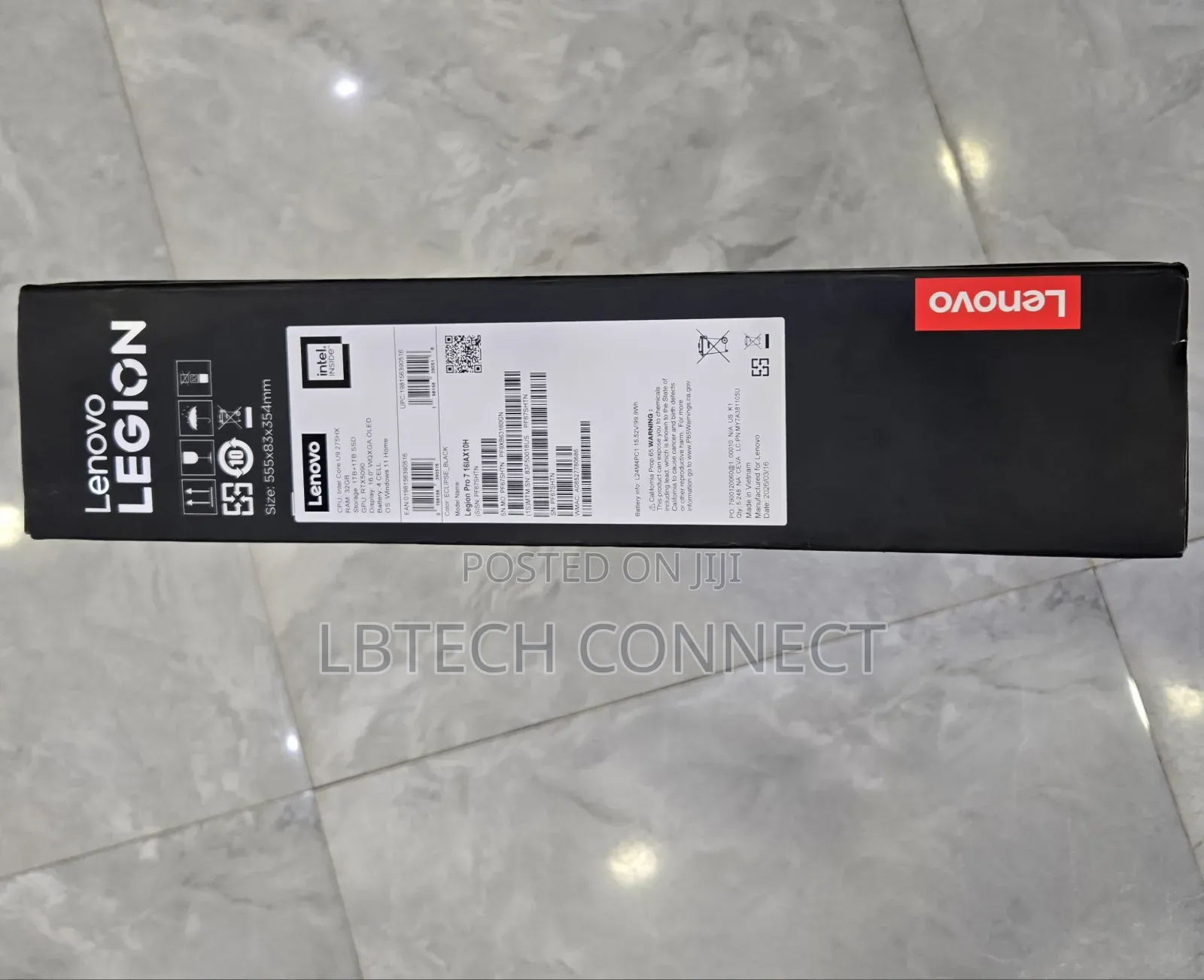 New Laptop Lenovo Legion 7 32GB Intel Core Ultra 9 SSD 2T