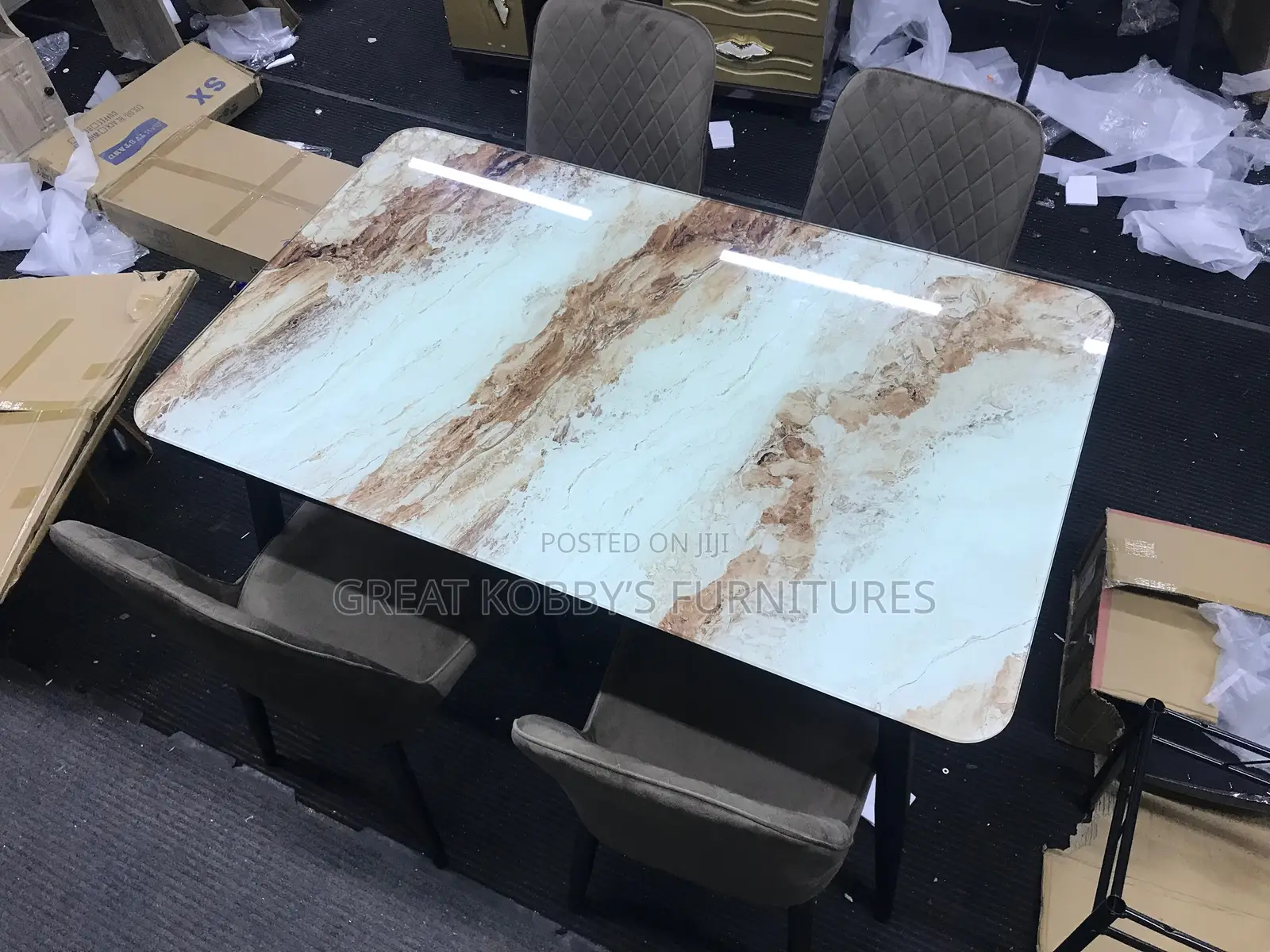 Modern Italian Dining Table Set