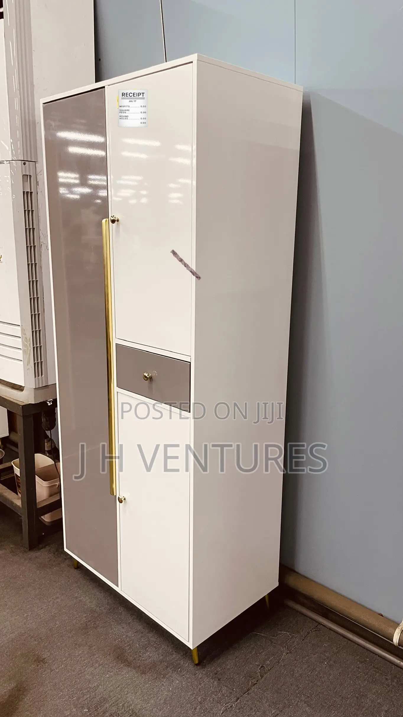 Two Doors Wooden Wardrobe