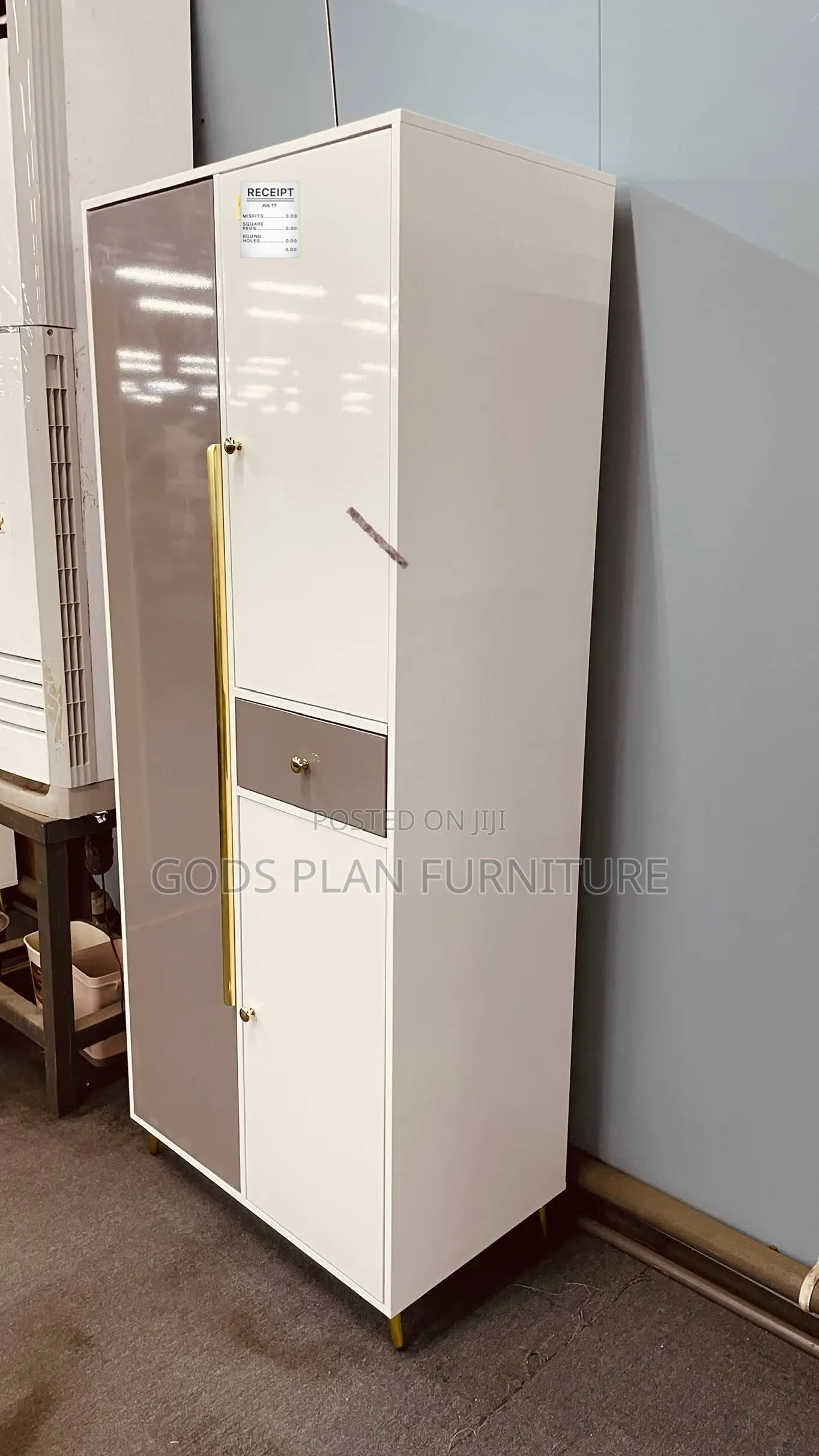 Two Doors Wooden Wardrobe
