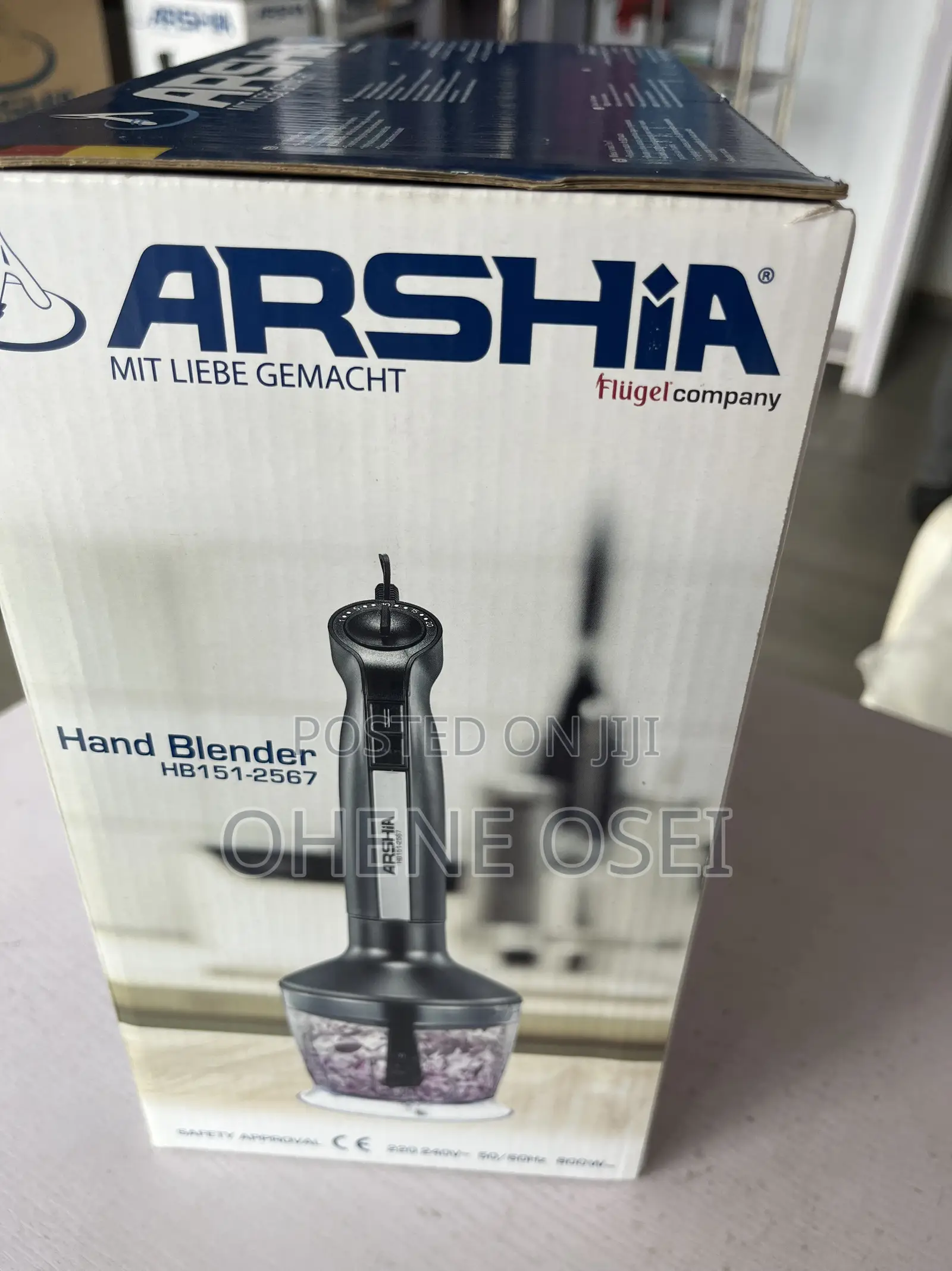 Arshia 3-in-1 Hand Blender 800w – Blender, Chopper Whisk
