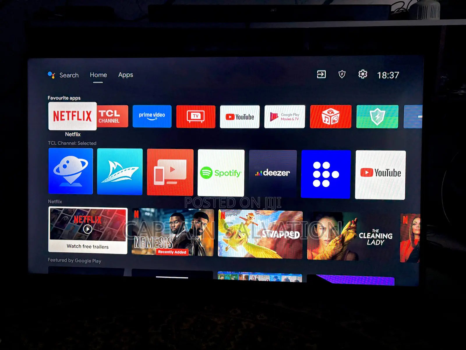 TCL Smart Android Digital Tv 50inches Uk Used