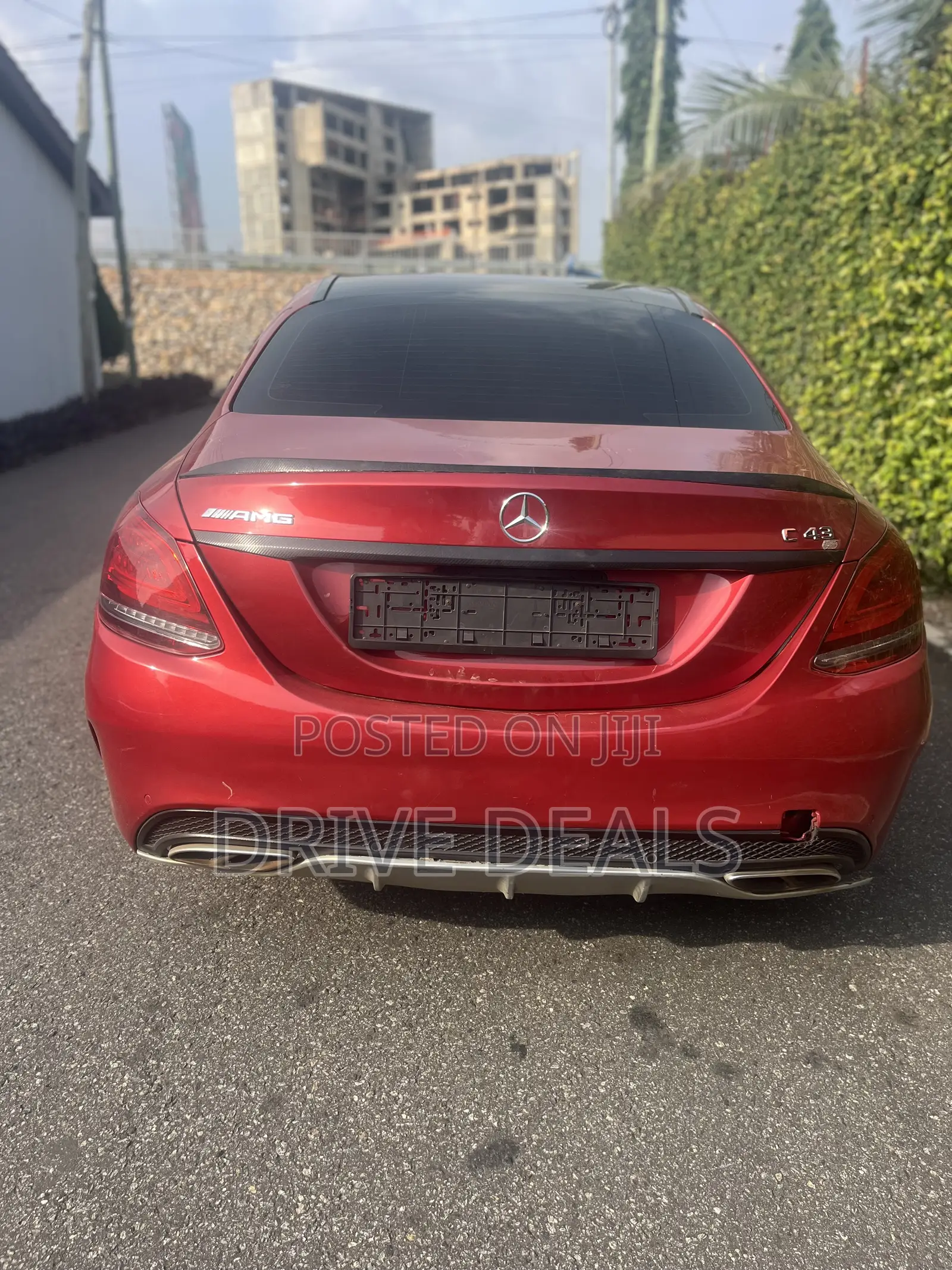 Mercedes-Benz C43 4Matic Sedan AWD (3.0L V6 9AM) 2018 Red