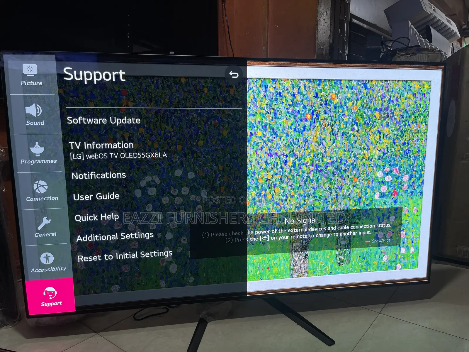 Oled55gx6la Gaming Tv Lg Oled 55 Inche Gx Smart at 120 Hz Uhd HDR Tv
