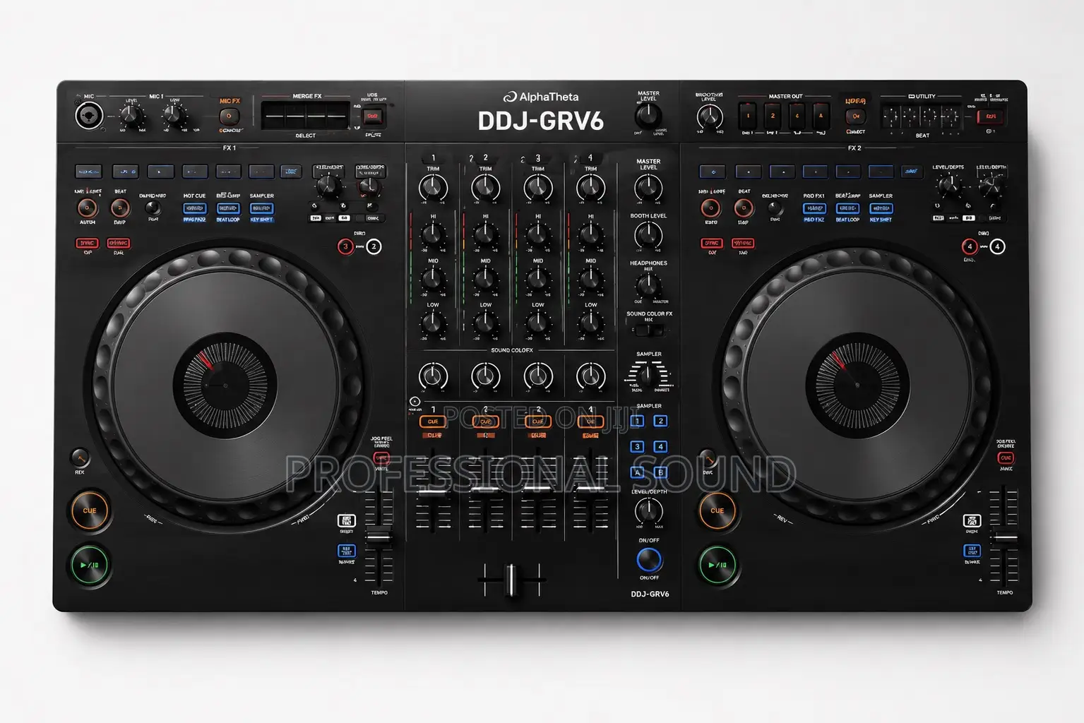 Alphatheta DDJ-Grv6 Is a 4-Channel Professional Dj Controller
