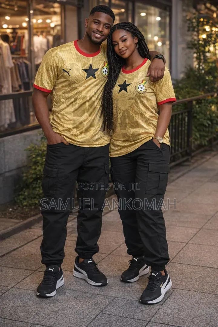 Gold Edition Ghana Black Stars Jersey