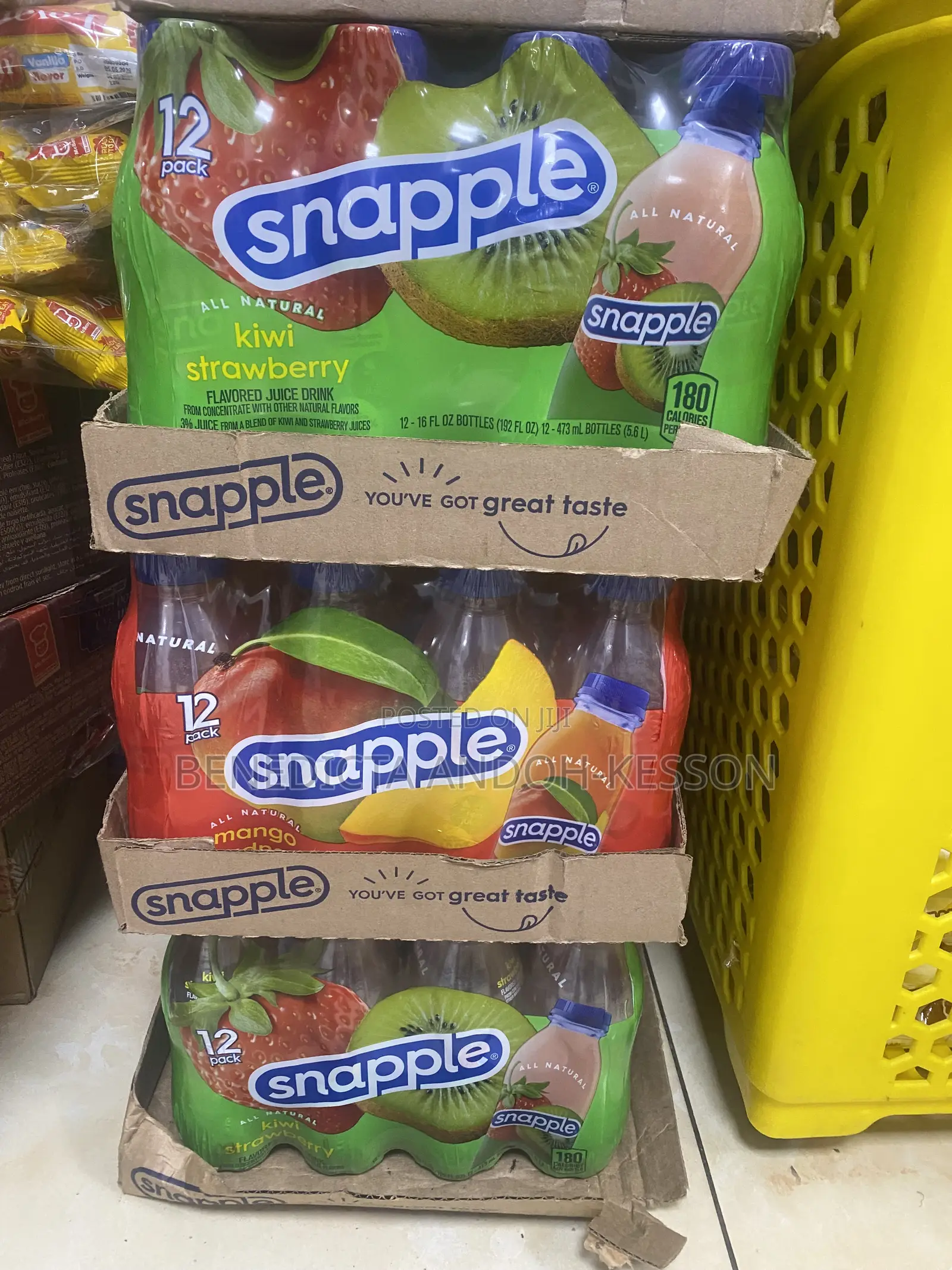 Snapple 12 Packs