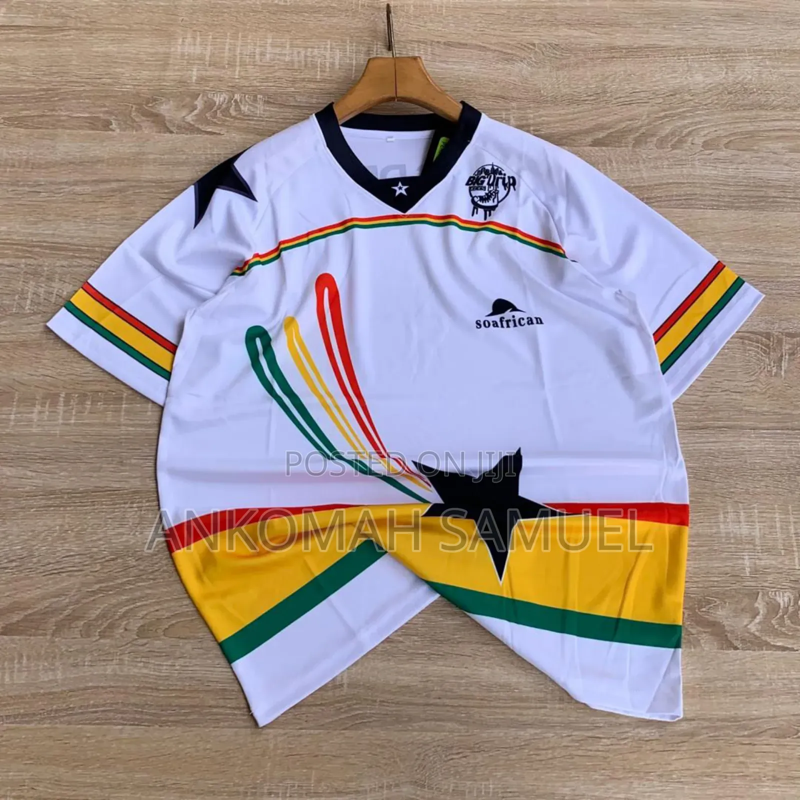 Vintage Ghana Black Stars Retro Jersey