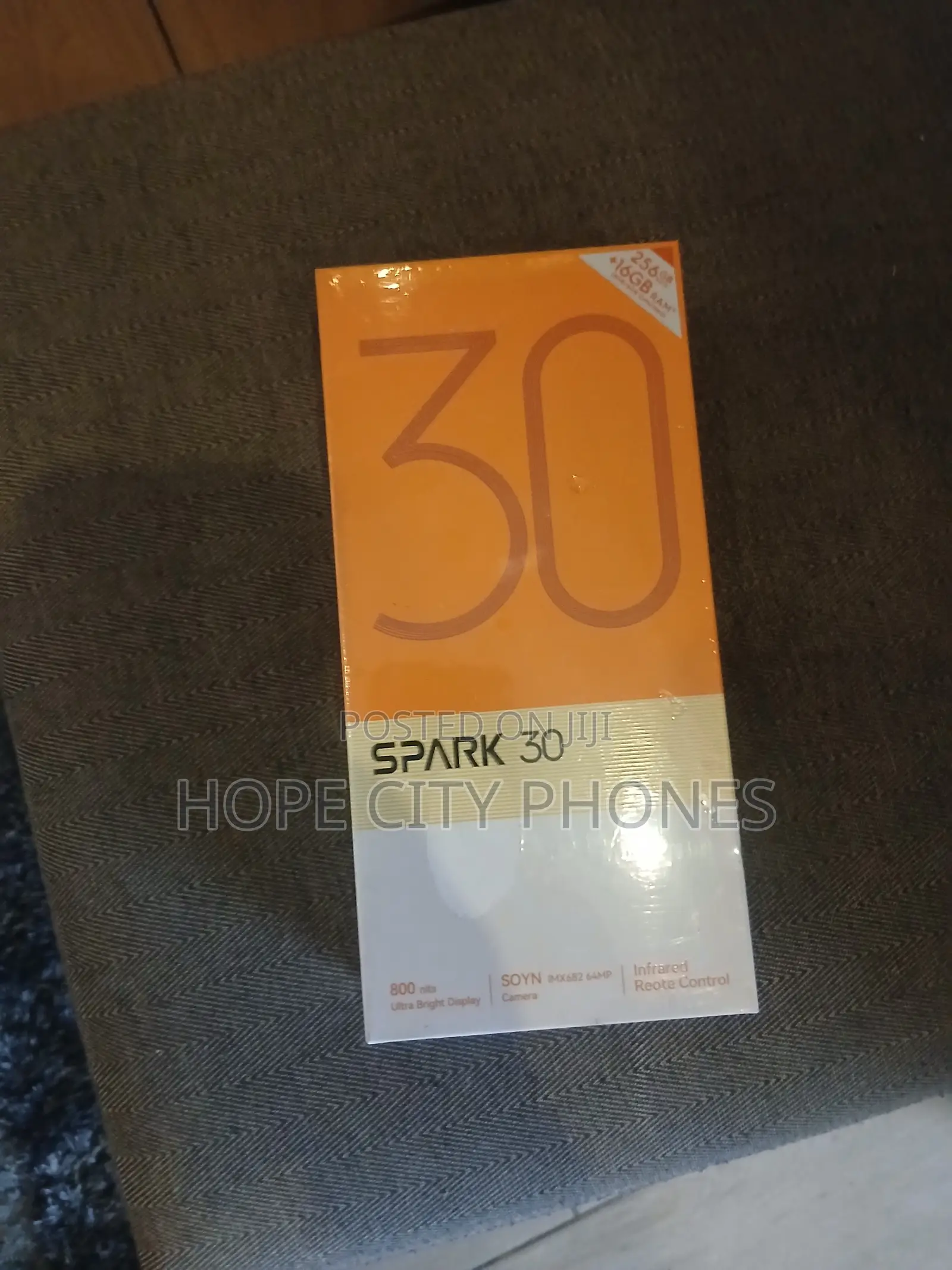 New Tecno Spark 30 256 GB Black